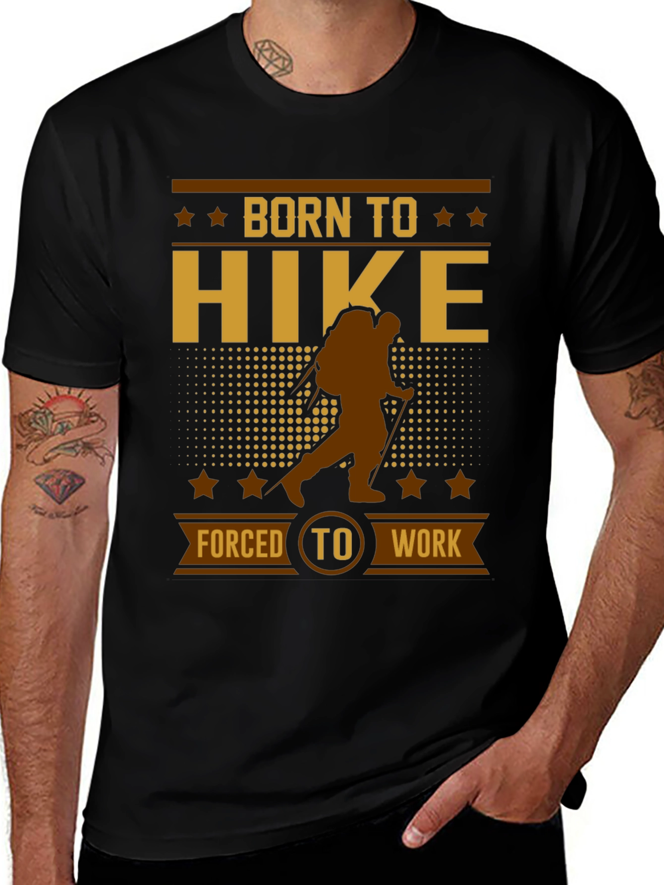Born to Hike T-Shirt - Hiking Adventure Apparel