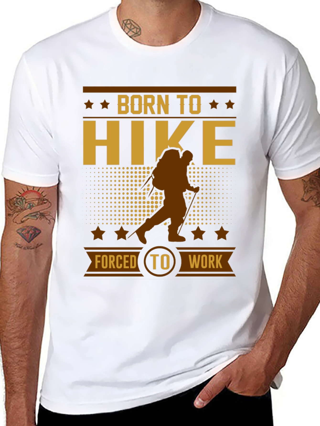 Born to Hike T-Shirt - Hiking Adventure Apparel