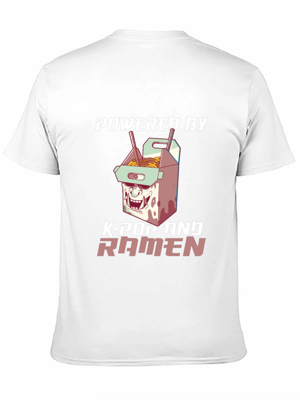 Powered by K-Pop & Ramen Graphic Tee
