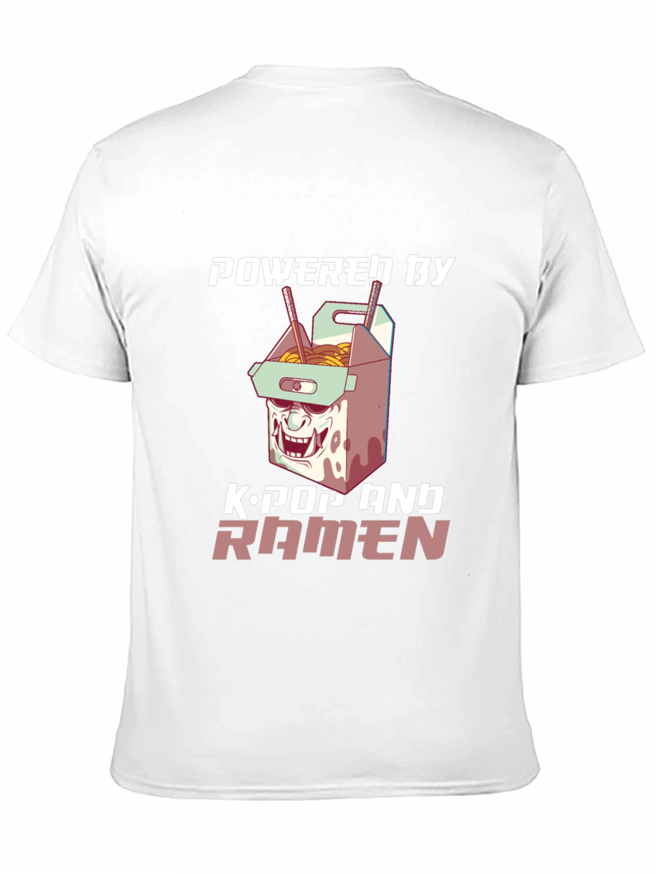 Powered by K-Pop & Ramen Graphic Tee