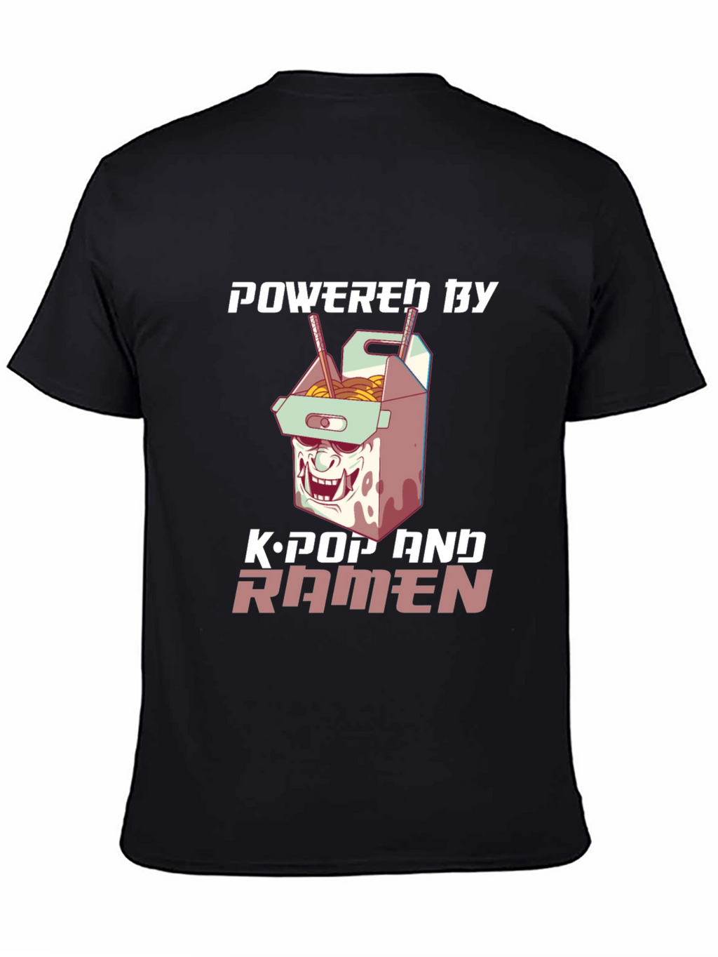 Powered by K-Pop & Ramen Graphic Tee
