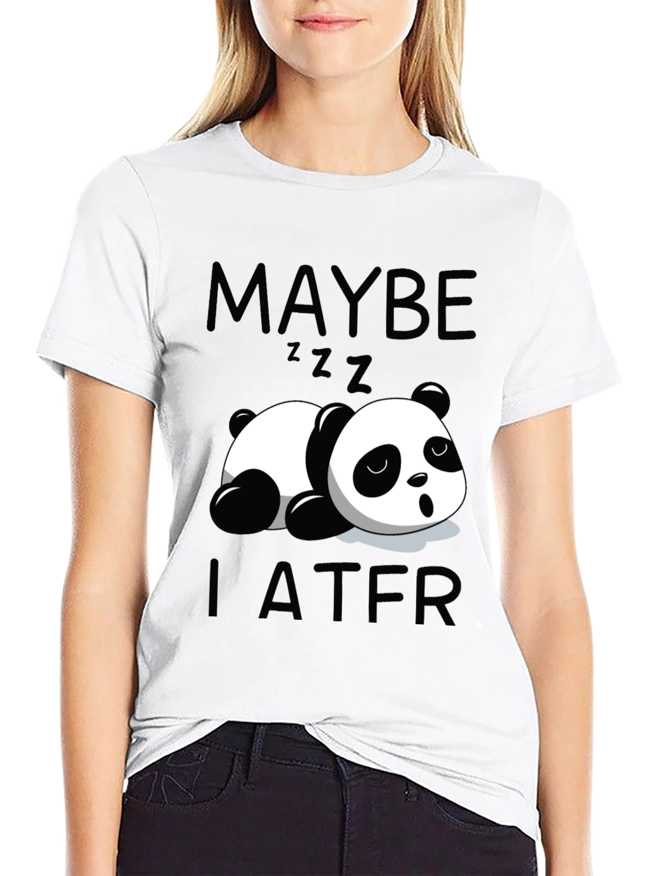 Maybe Later Panda Tee