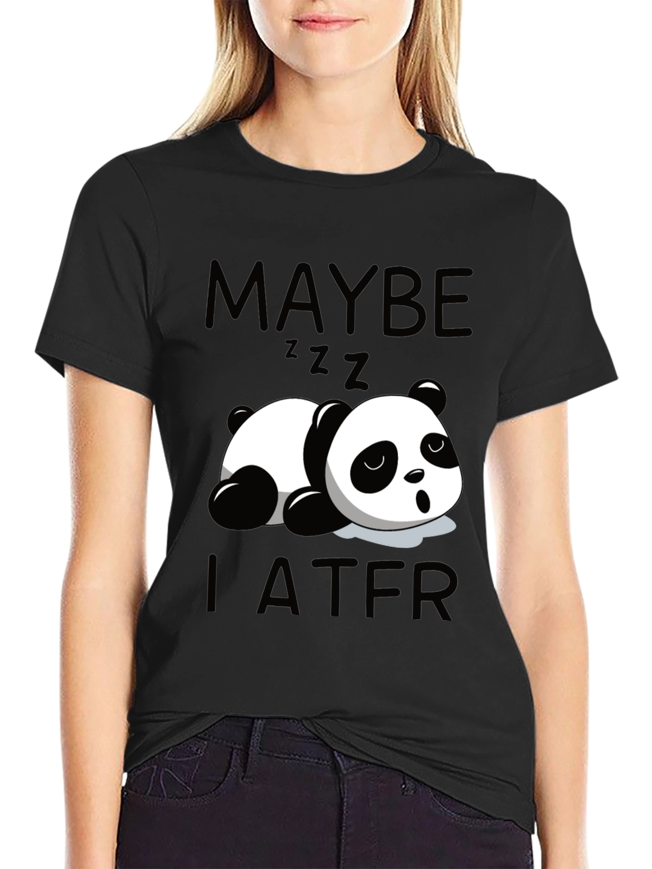 Maybe Later Panda Tee