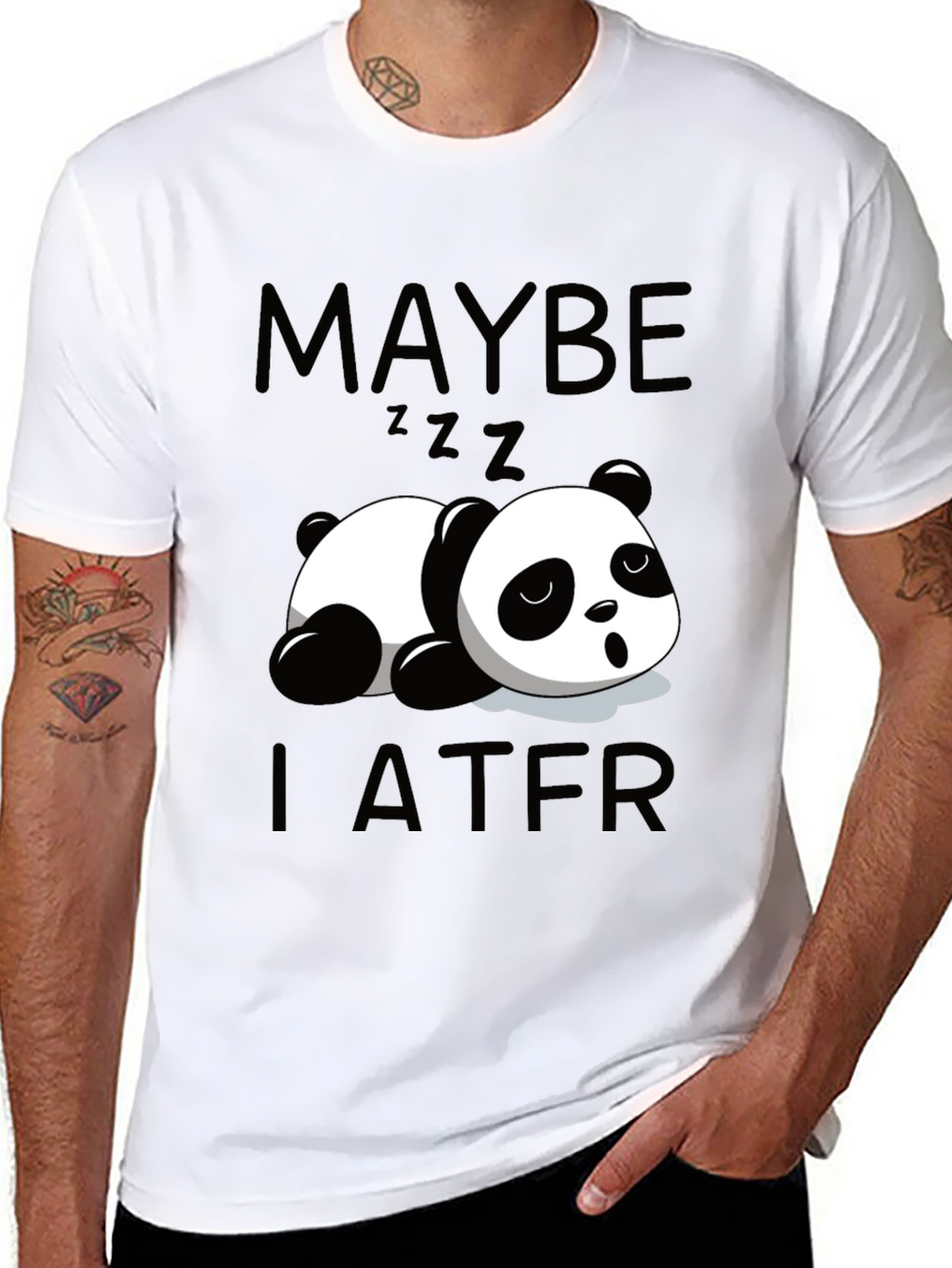 Maybe Later Panda Tee