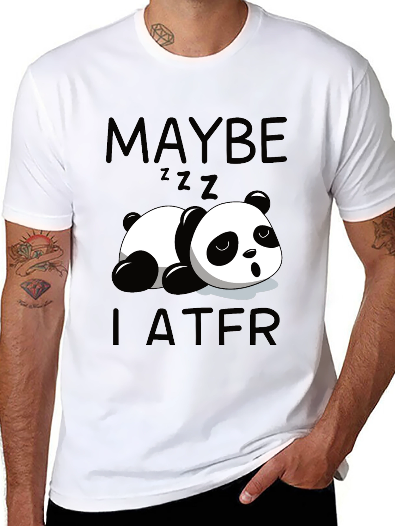 Maybe Later Panda Tee