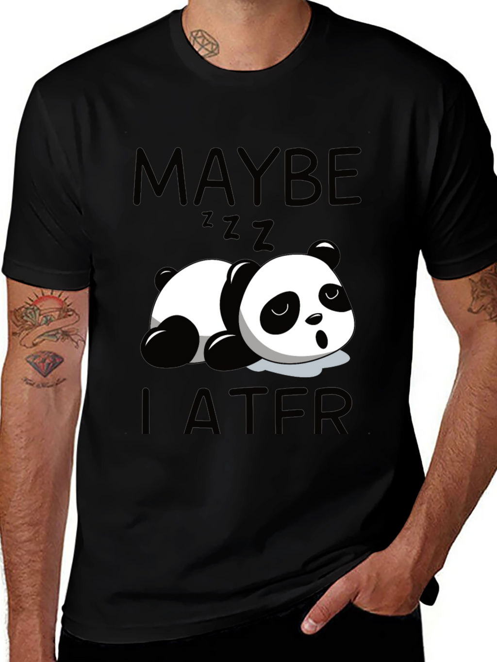 Maybe Later Panda Tee