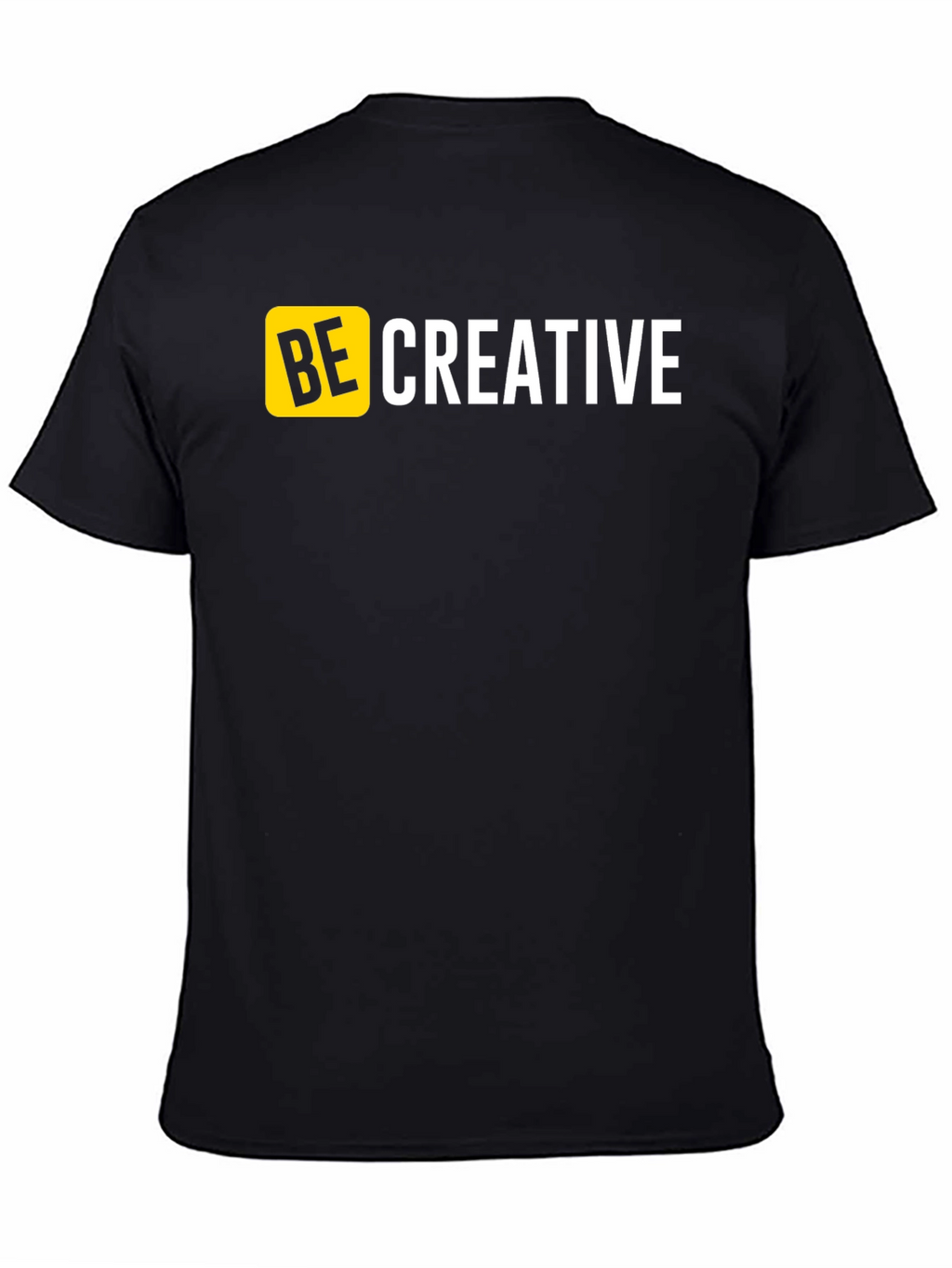 Be Creative Graphic T-Shirt - Mens Black Tee