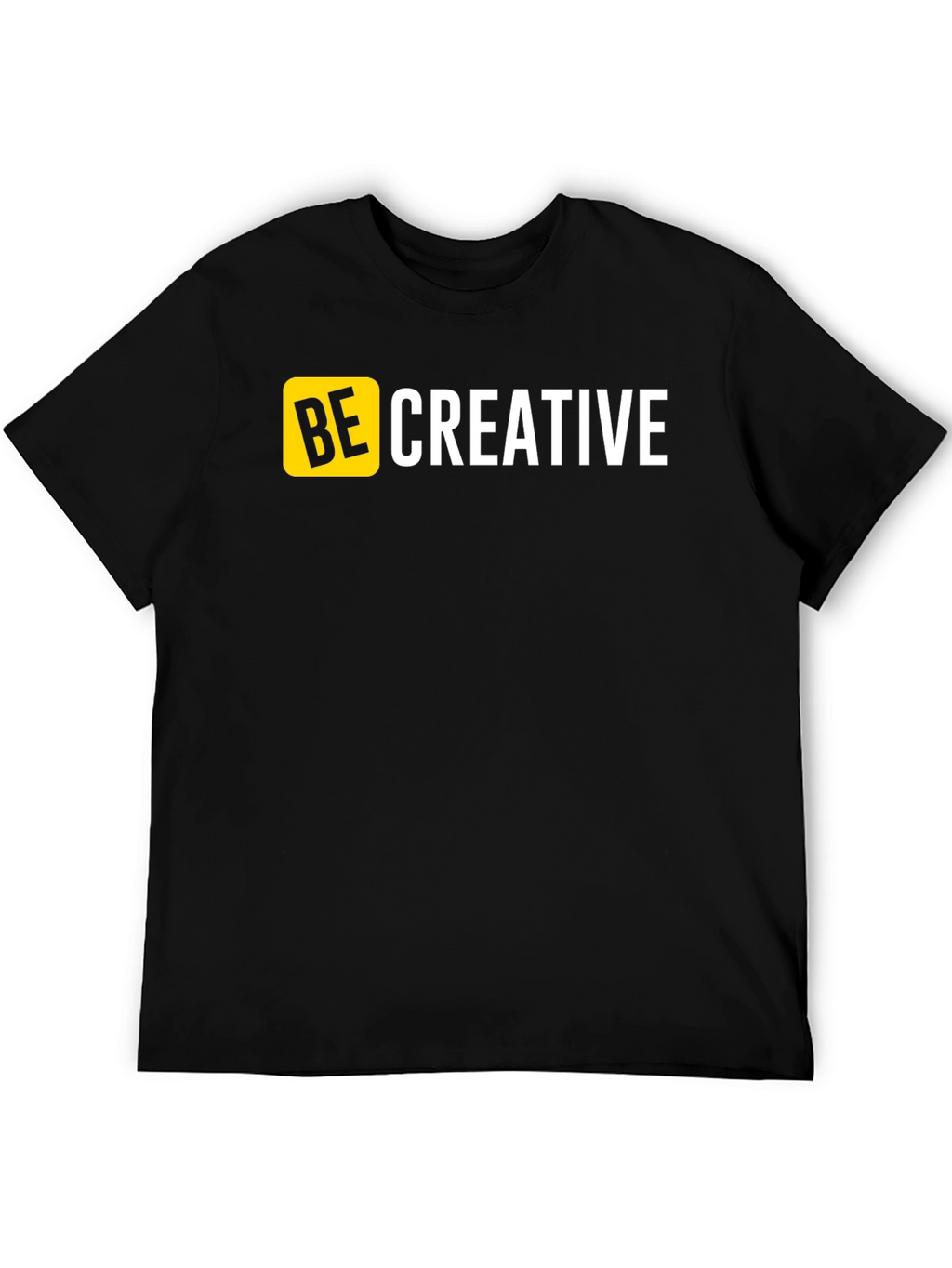 Be Creative Graphic T-Shirt - Mens Black Tee