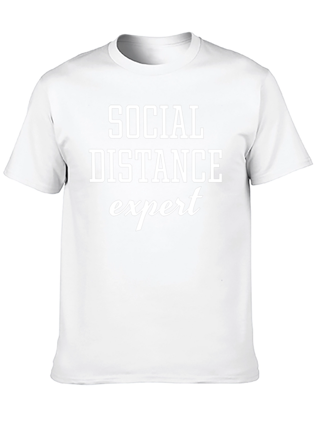 Social Distance Expert T-Shirt - Black