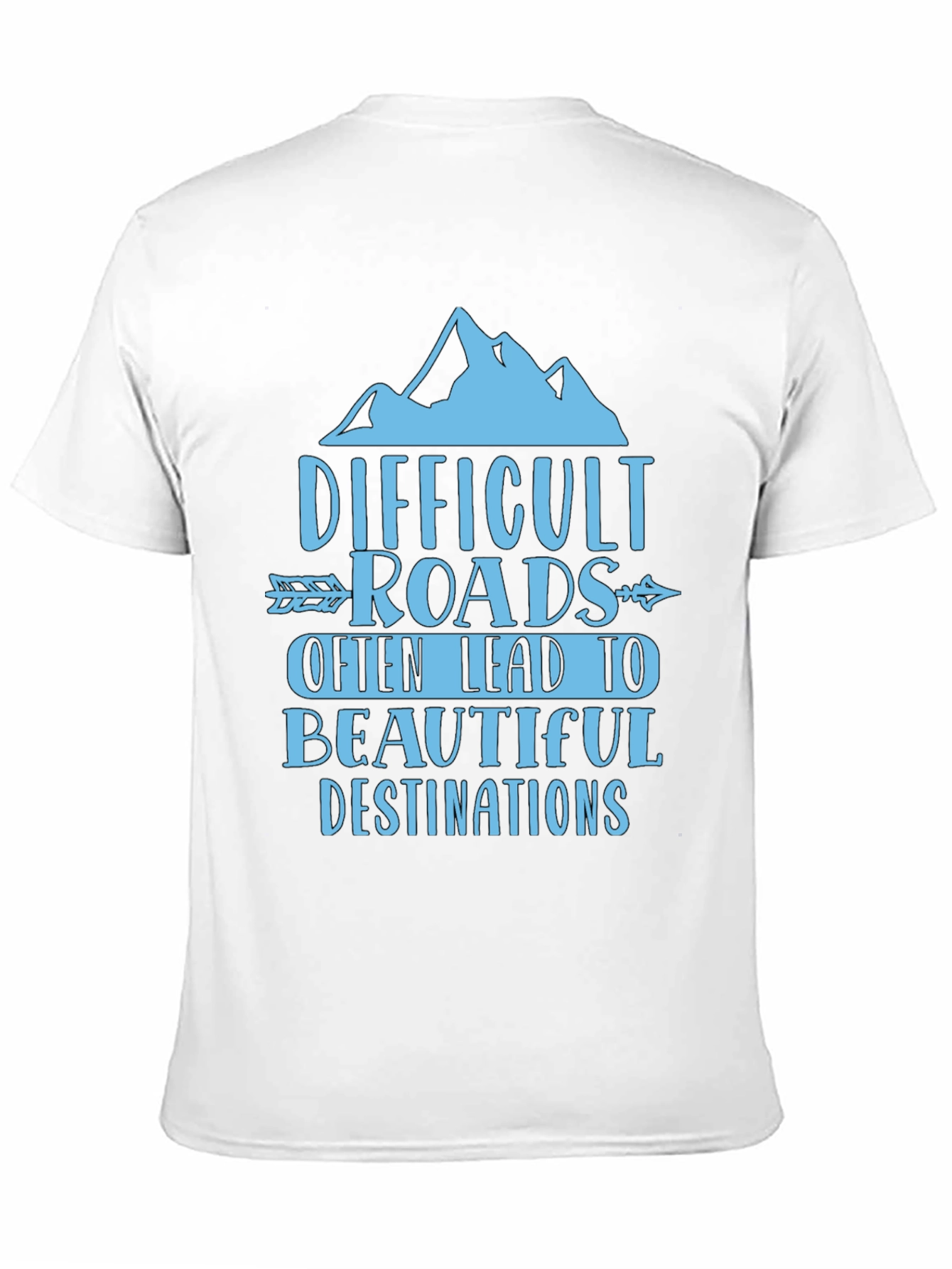 Difficult Roads Graphic Tee - Adventure Awaits