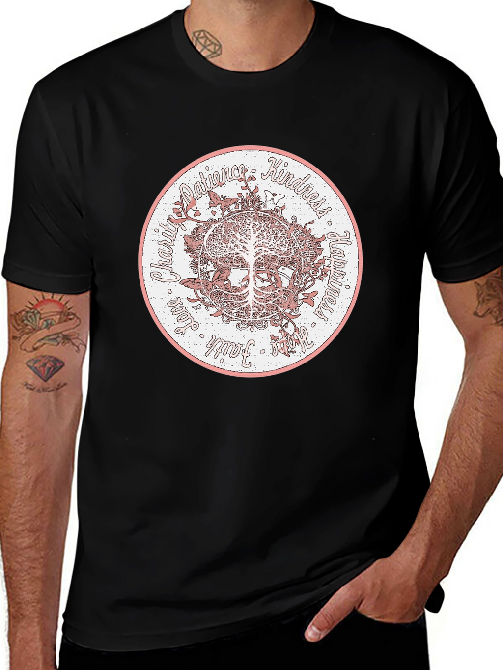 Tree of Life Kindness Graphic T-Shirt