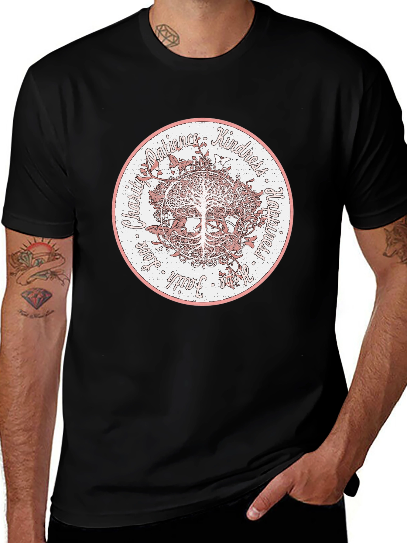 Tree of Life Kindness Graphic T-Shirt