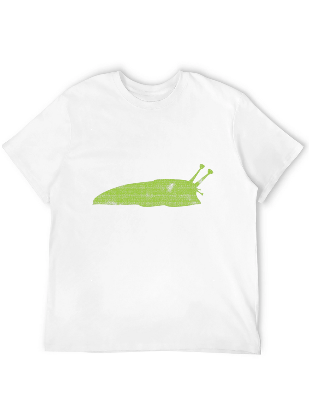 Green Slug Graphic T-Shirt - Casual Black Tee