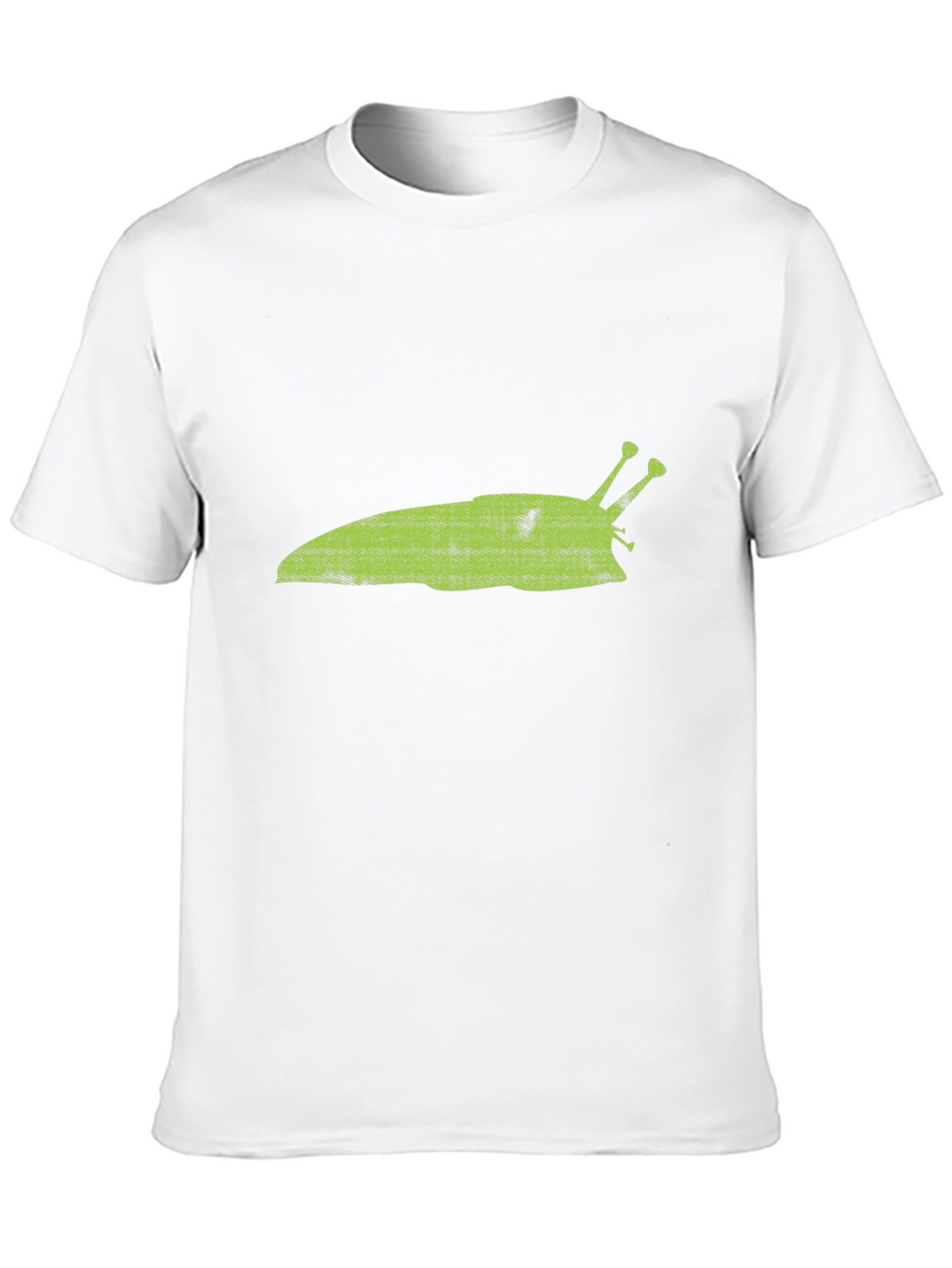Green Slug Graphic T-Shirt - Casual Black Tee