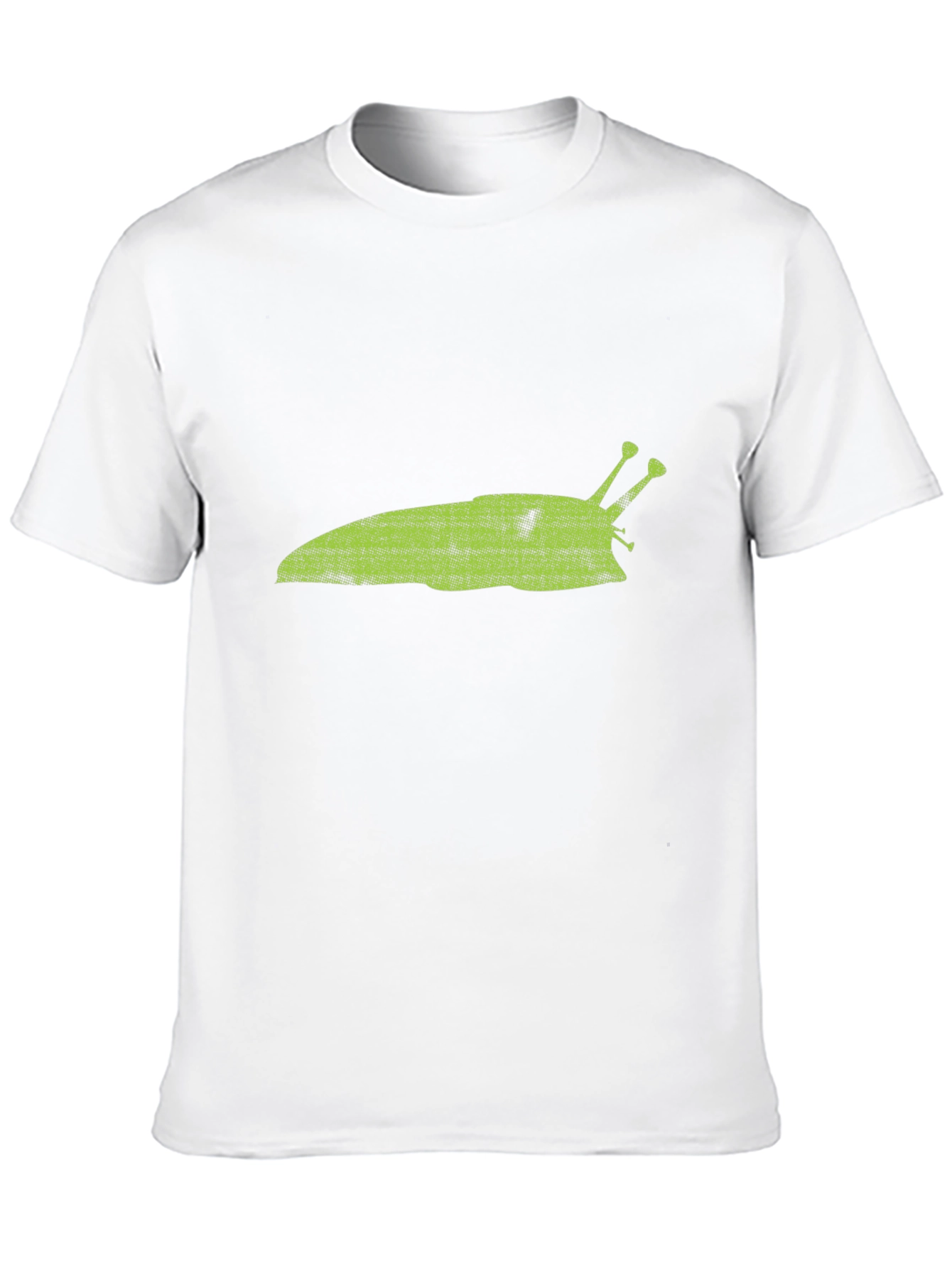 Green Slug Graphic T-Shirt - Casual Black Tee