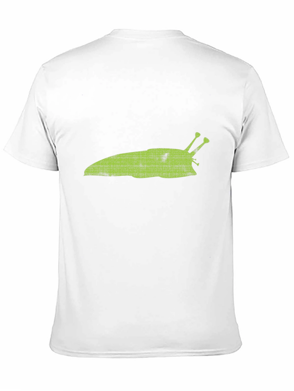 Green Slug Graphic T-Shirt - Casual Black Tee