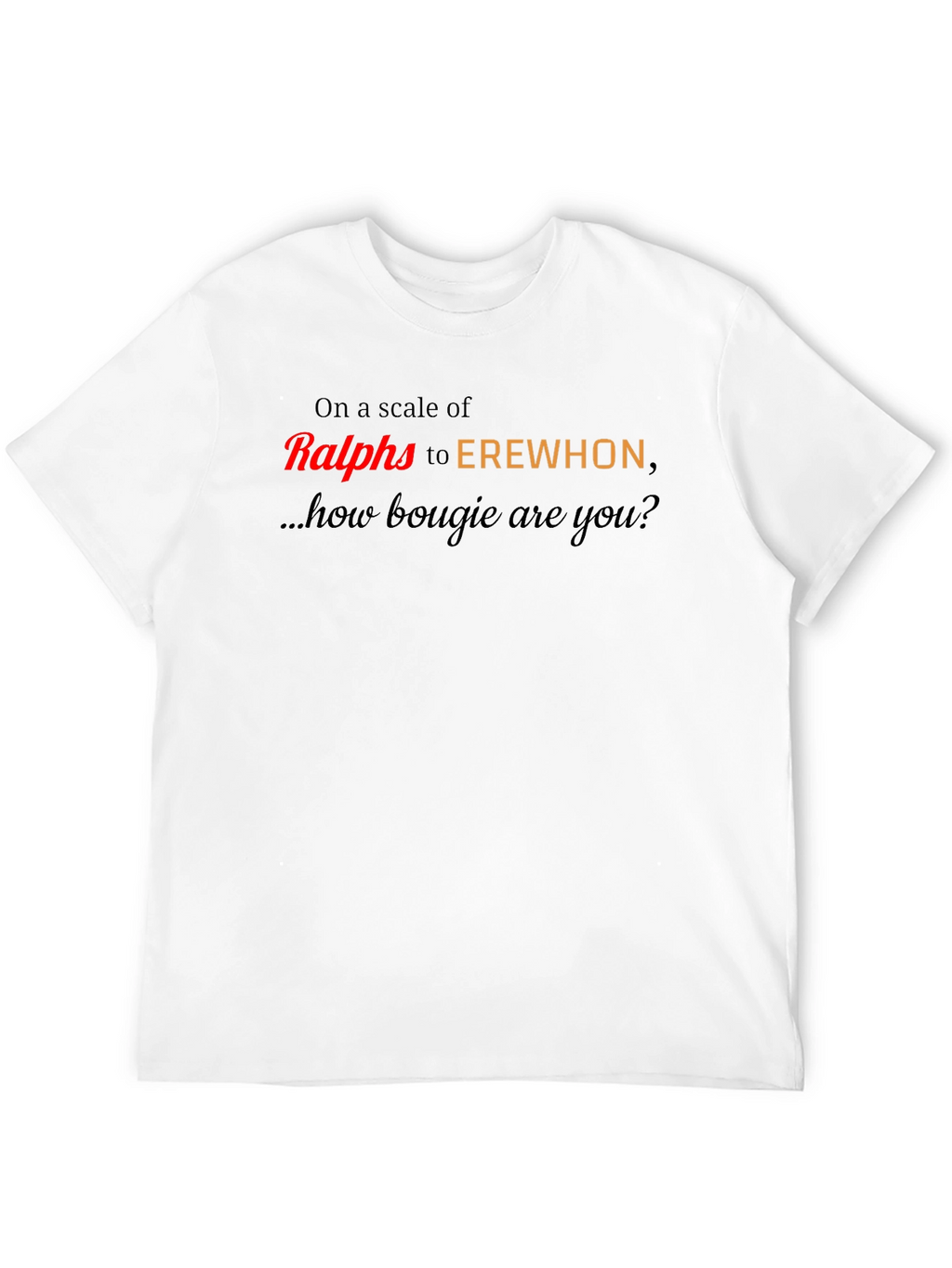 Ralphs to Erewhon T-Shirt - How Bougie Are You?