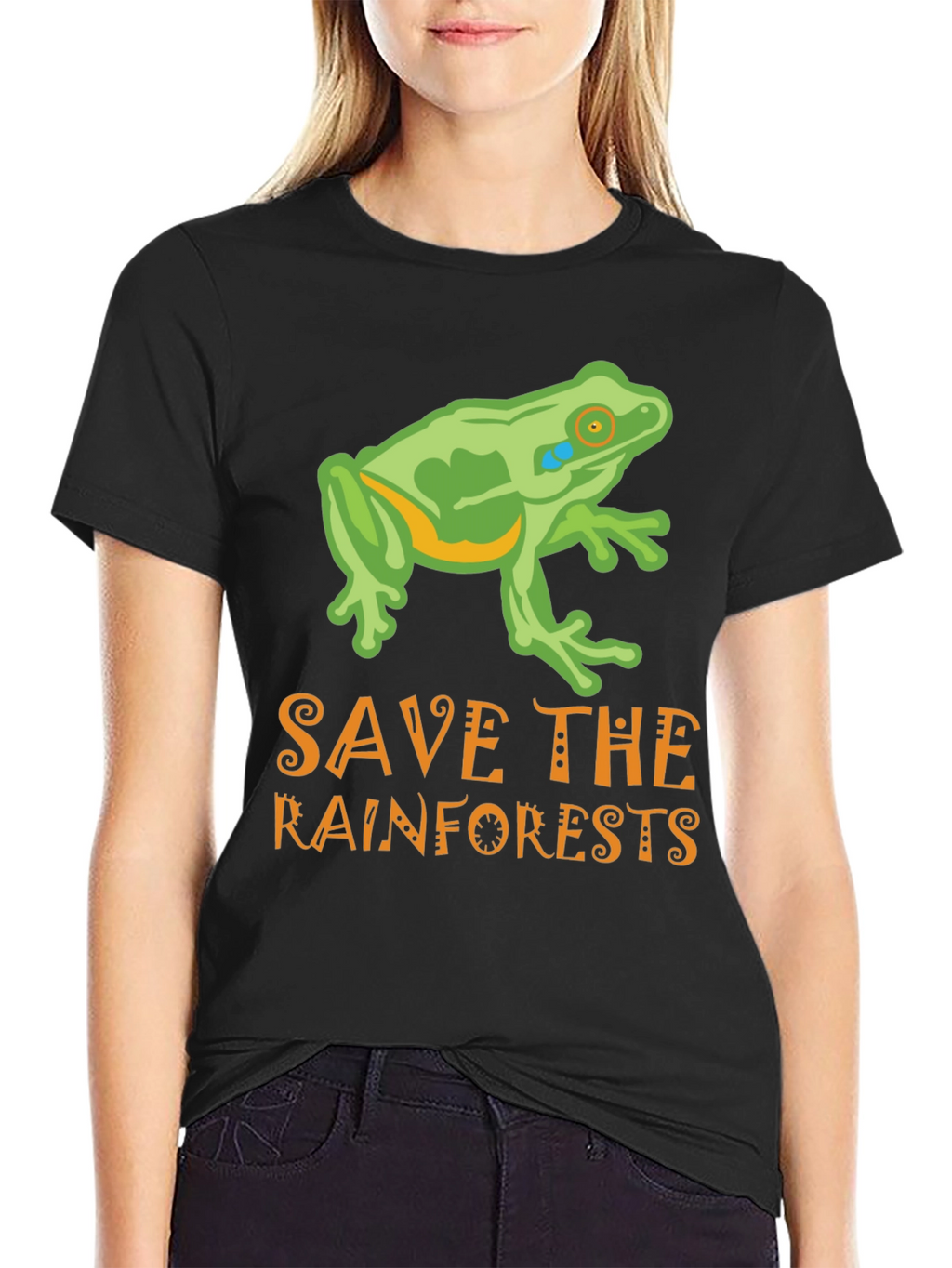 Save the Rainforests Frog Graphic Tee
