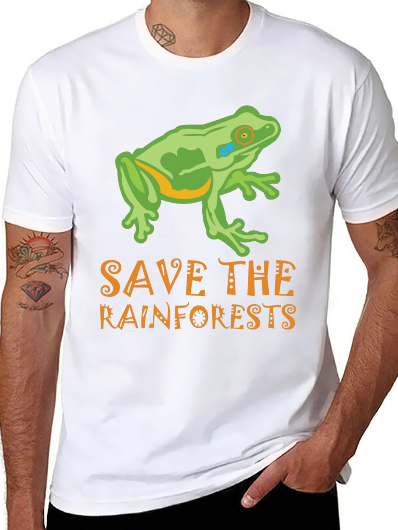 Save the Rainforests Frog Graphic Tee
