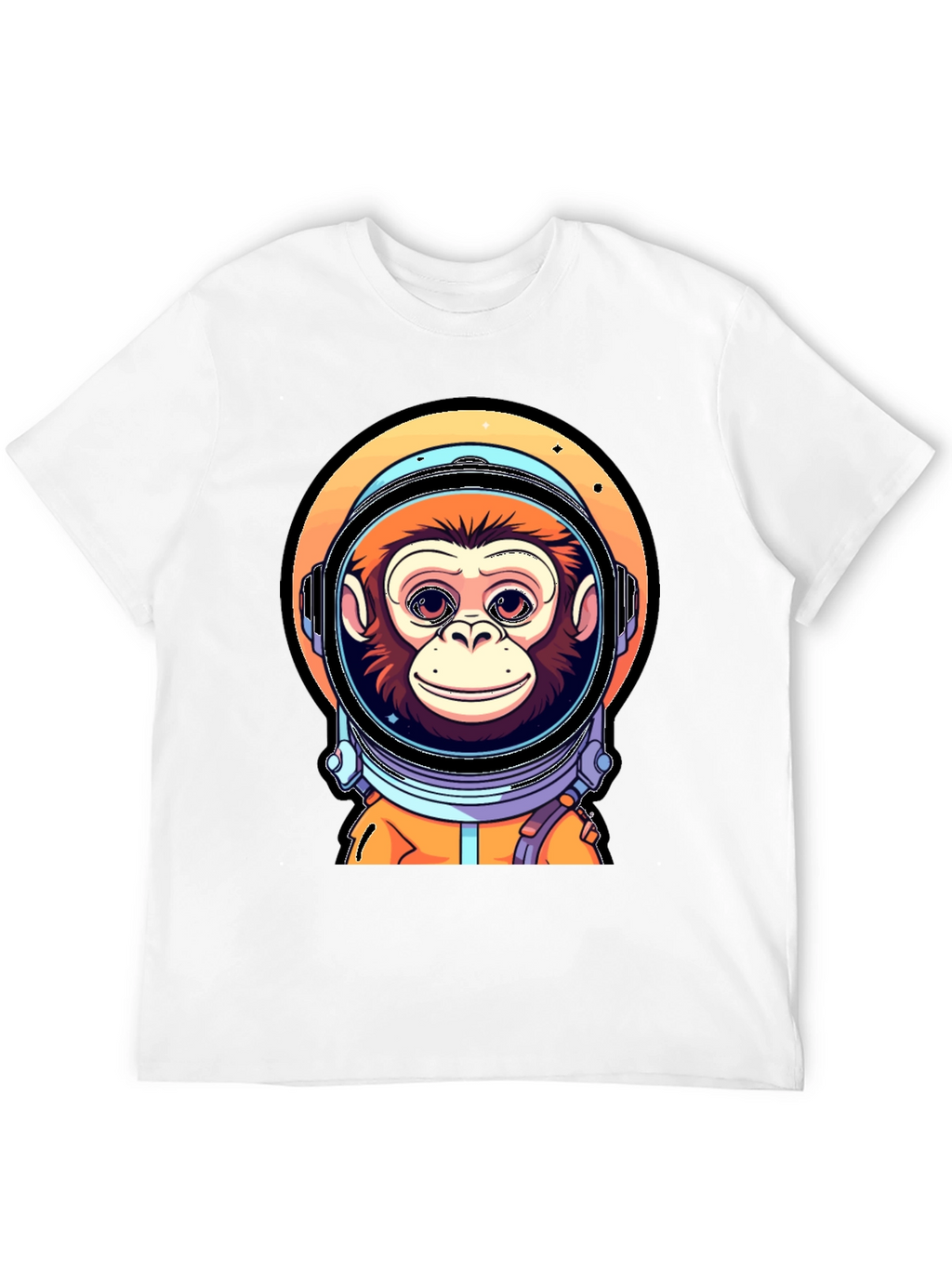 Monkey Astronaut T-Shirt - Space Chimp Design