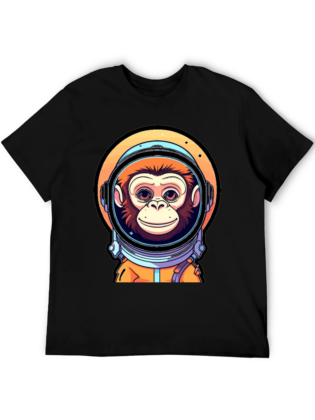 Monkey Astronaut T-Shirt - Space Chimp Design