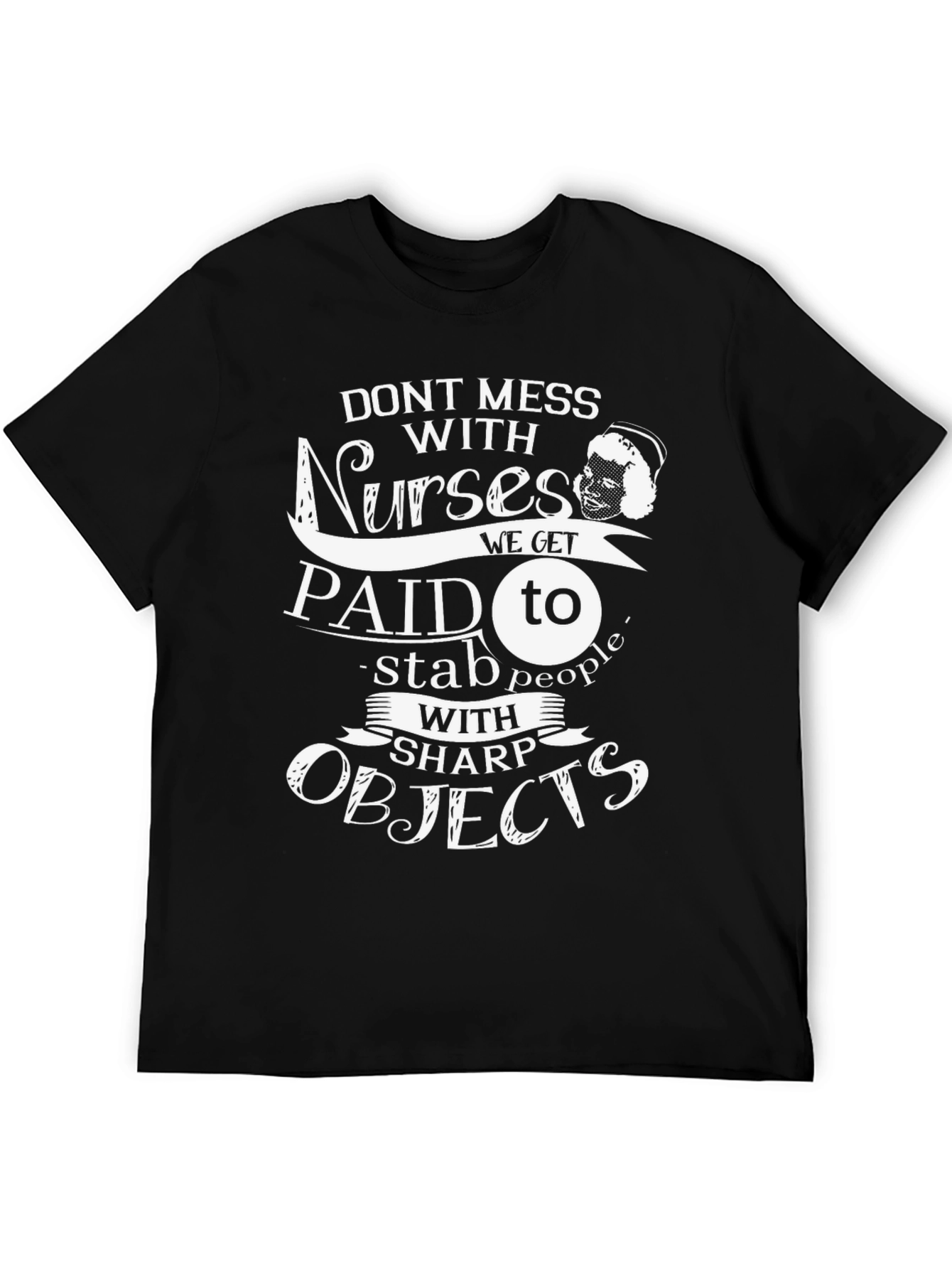 Nurses Sharp Objects Graphic T-Shirt