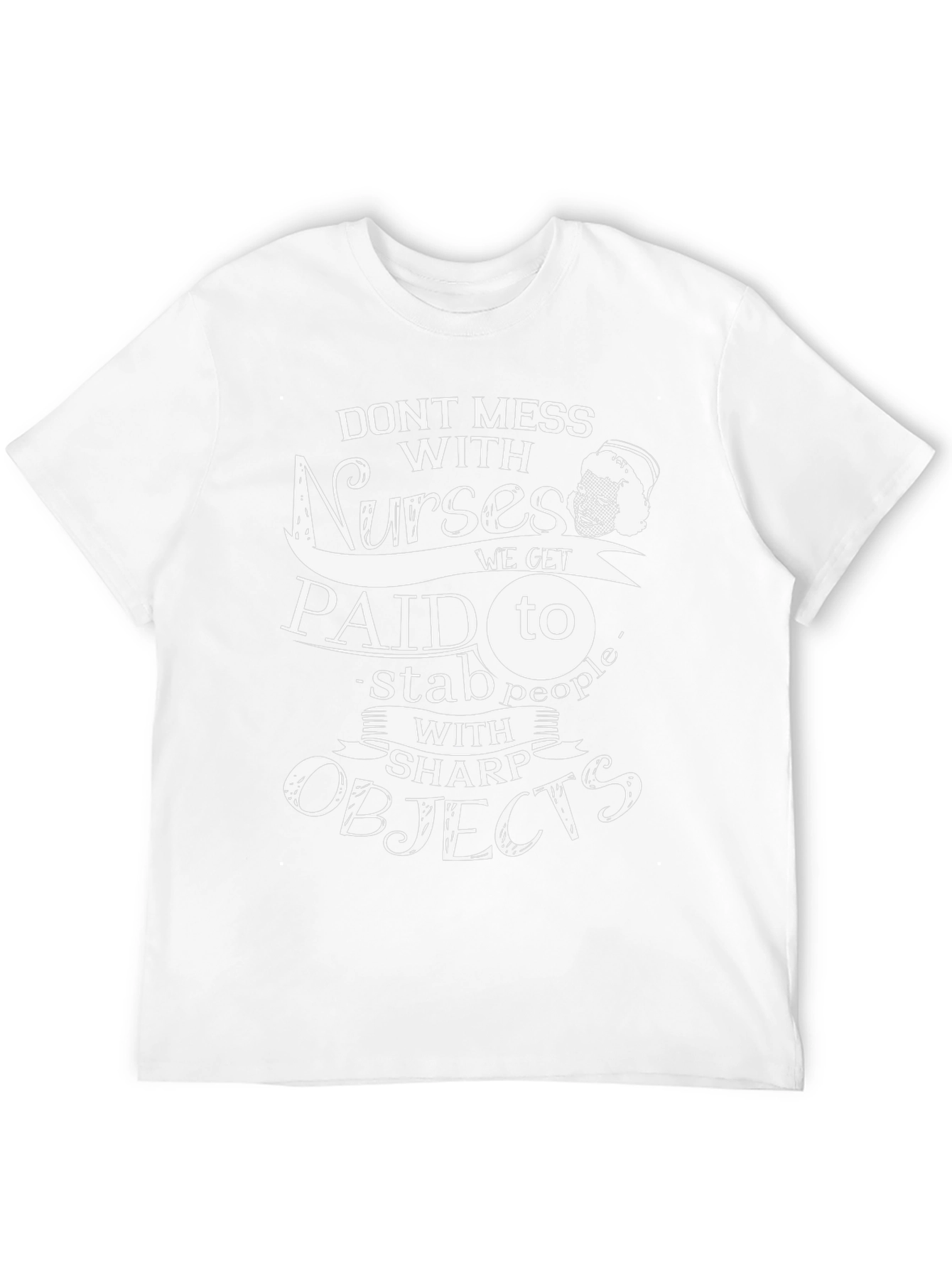 Nurses Sharp Objects Graphic T-Shirt