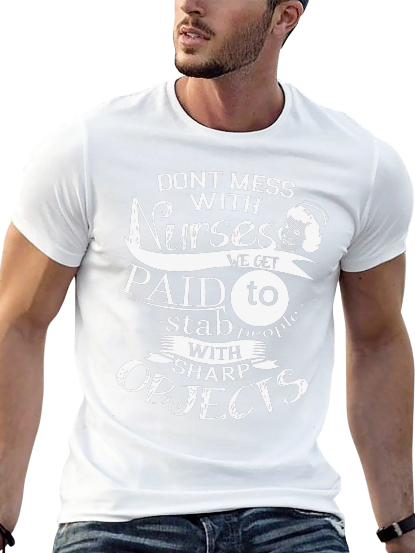 Nurses Sharp Objects Graphic T-Shirt