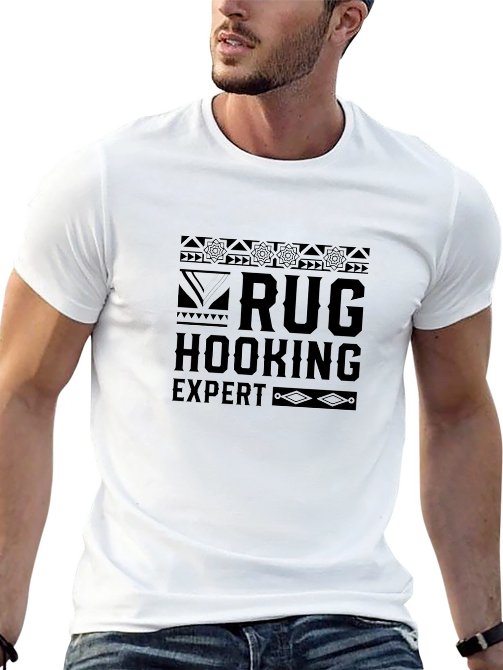 Rug Hooking Expert Black T-Shirt