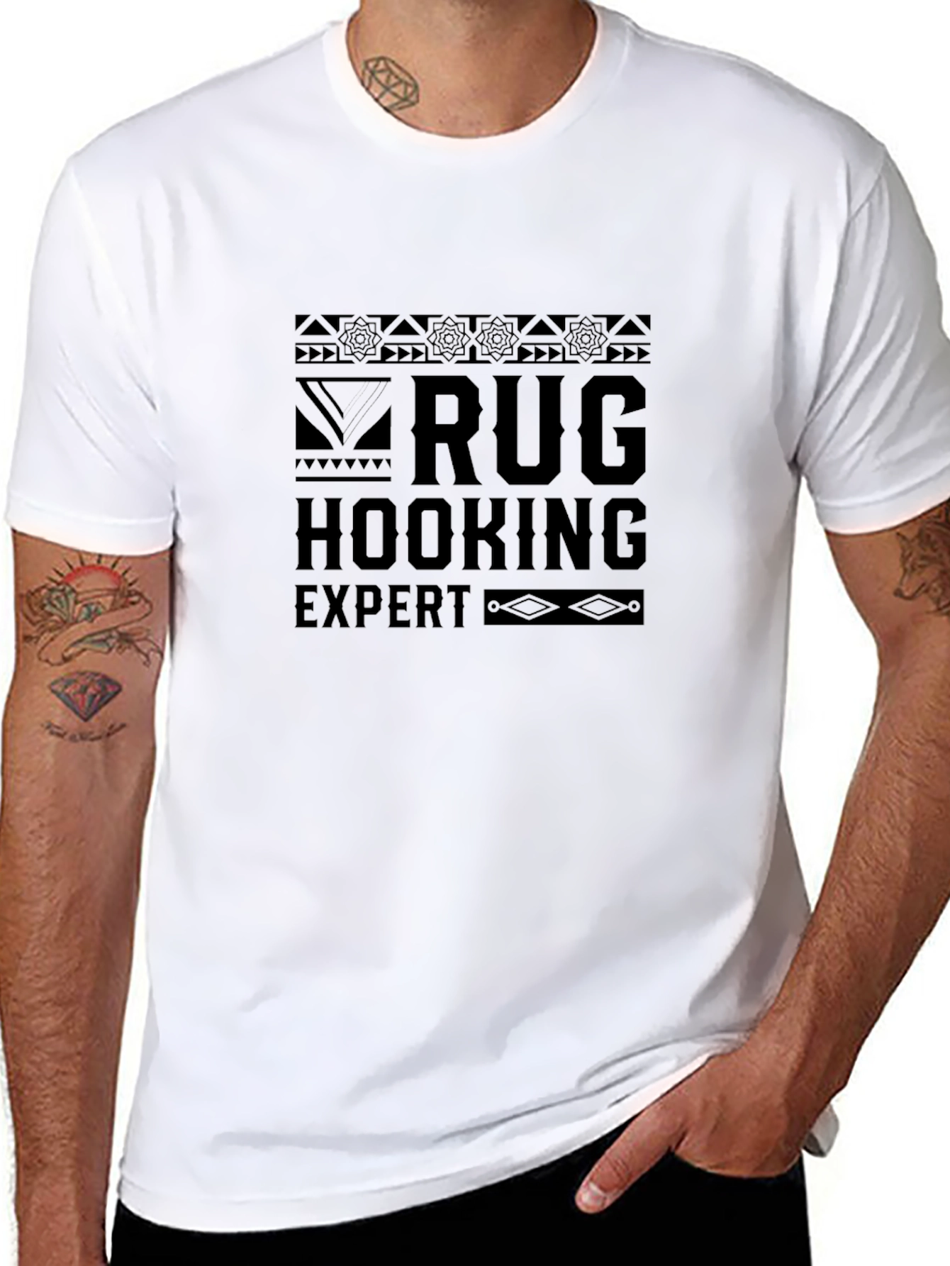 Rug Hooking Expert Black T-Shirt