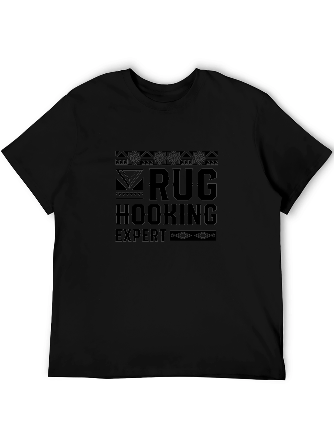 Rug Hooking Expert Black T-Shirt