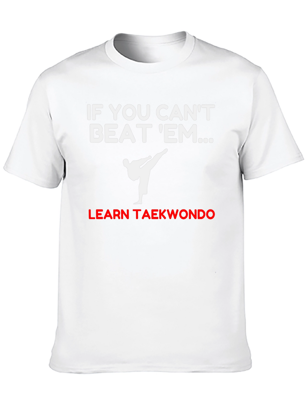Learn Taekwondo Black T-Shirt