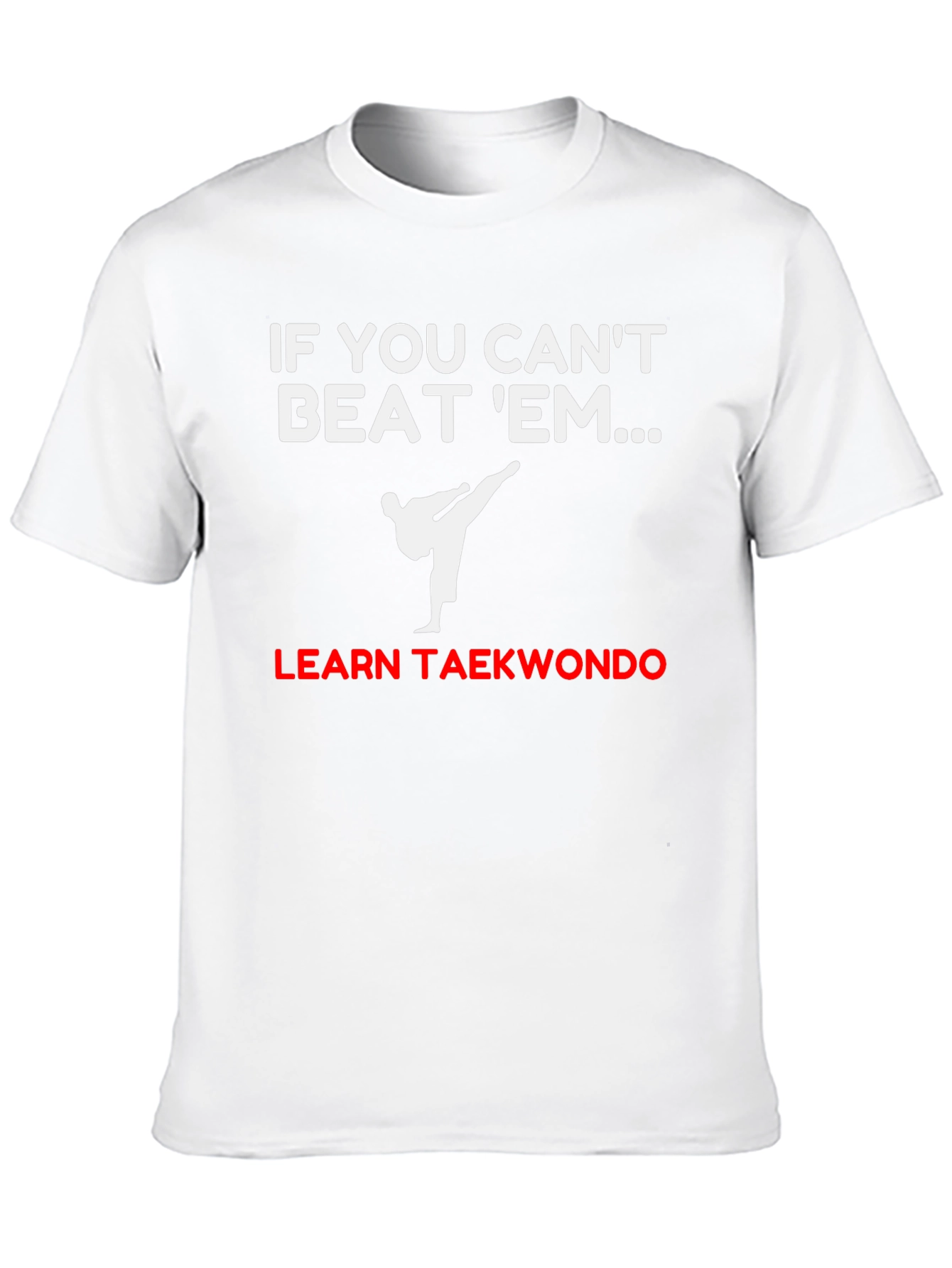 Learn Taekwondo Black T-Shirt