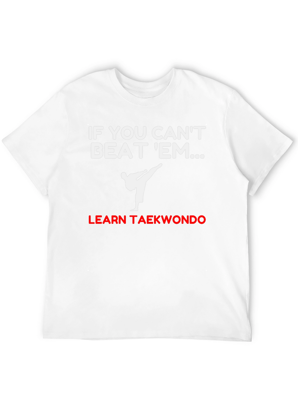 Learn Taekwondo Black T-Shirt
