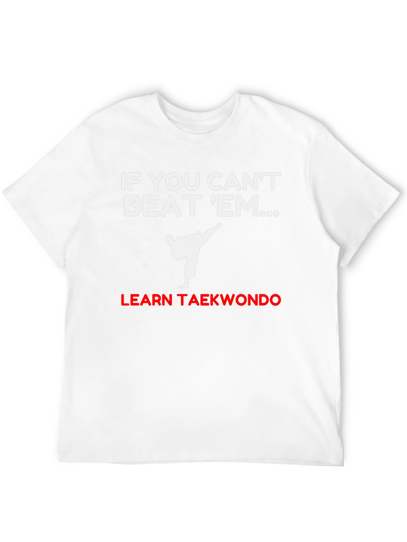 Learn Taekwondo Black T-Shirt
