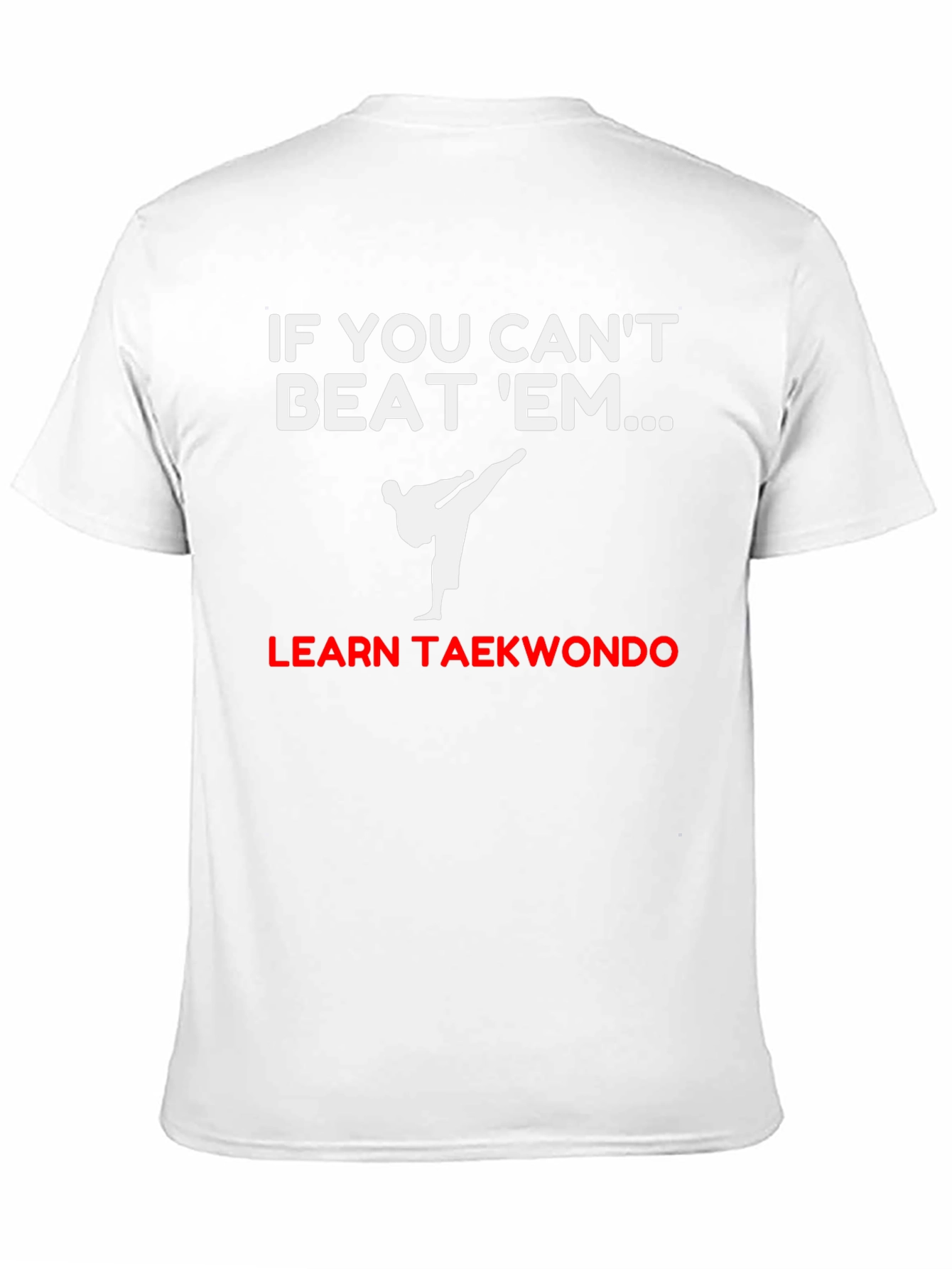 Learn Taekwondo Black T-Shirt