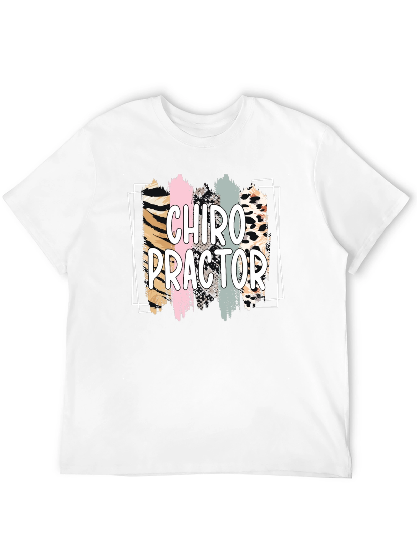 Chiropractor Graphic Tee - Black Cotton Shirt