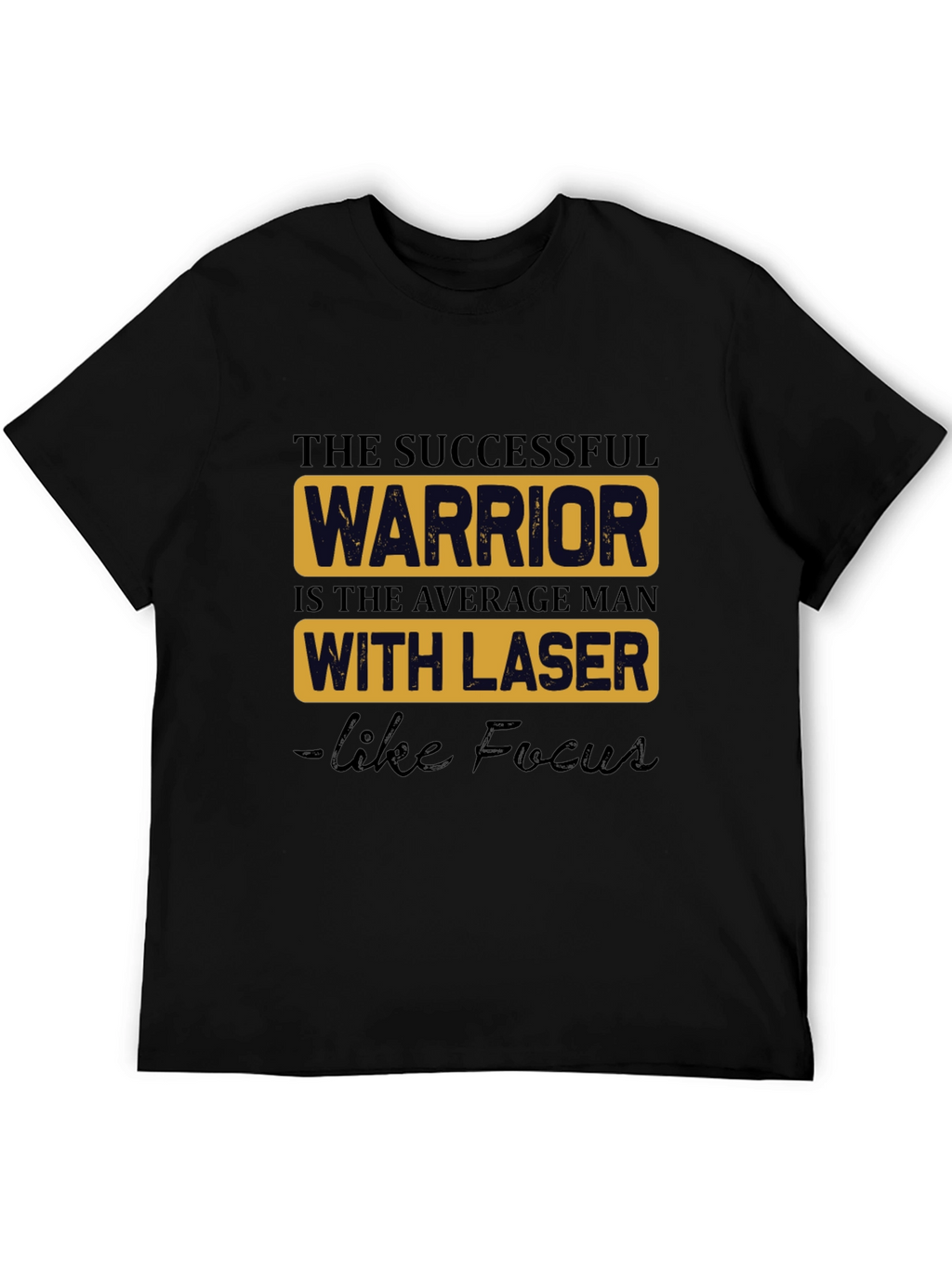 Successful Warrior Graphic Tee - Black