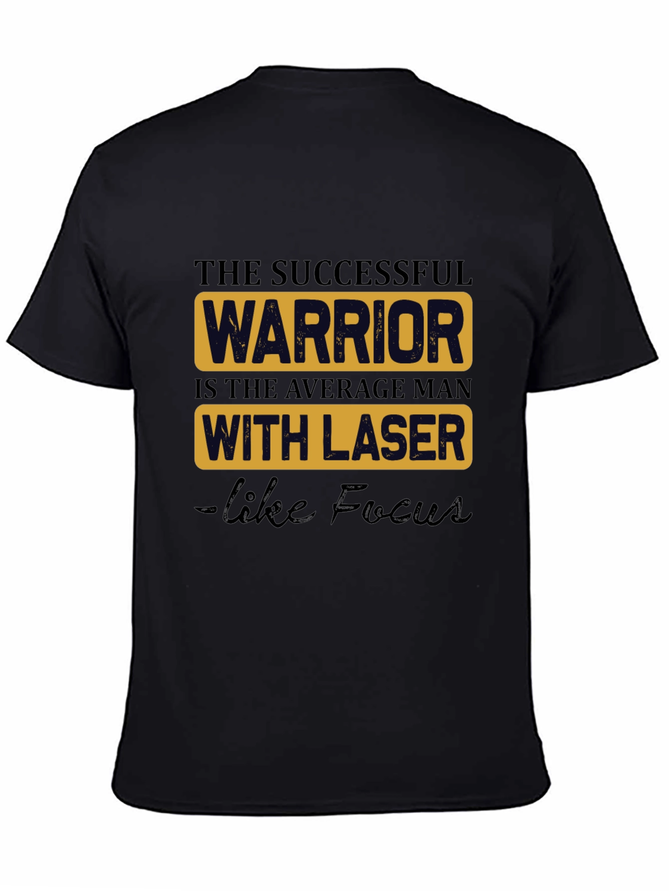 Successful Warrior Graphic Tee - Black