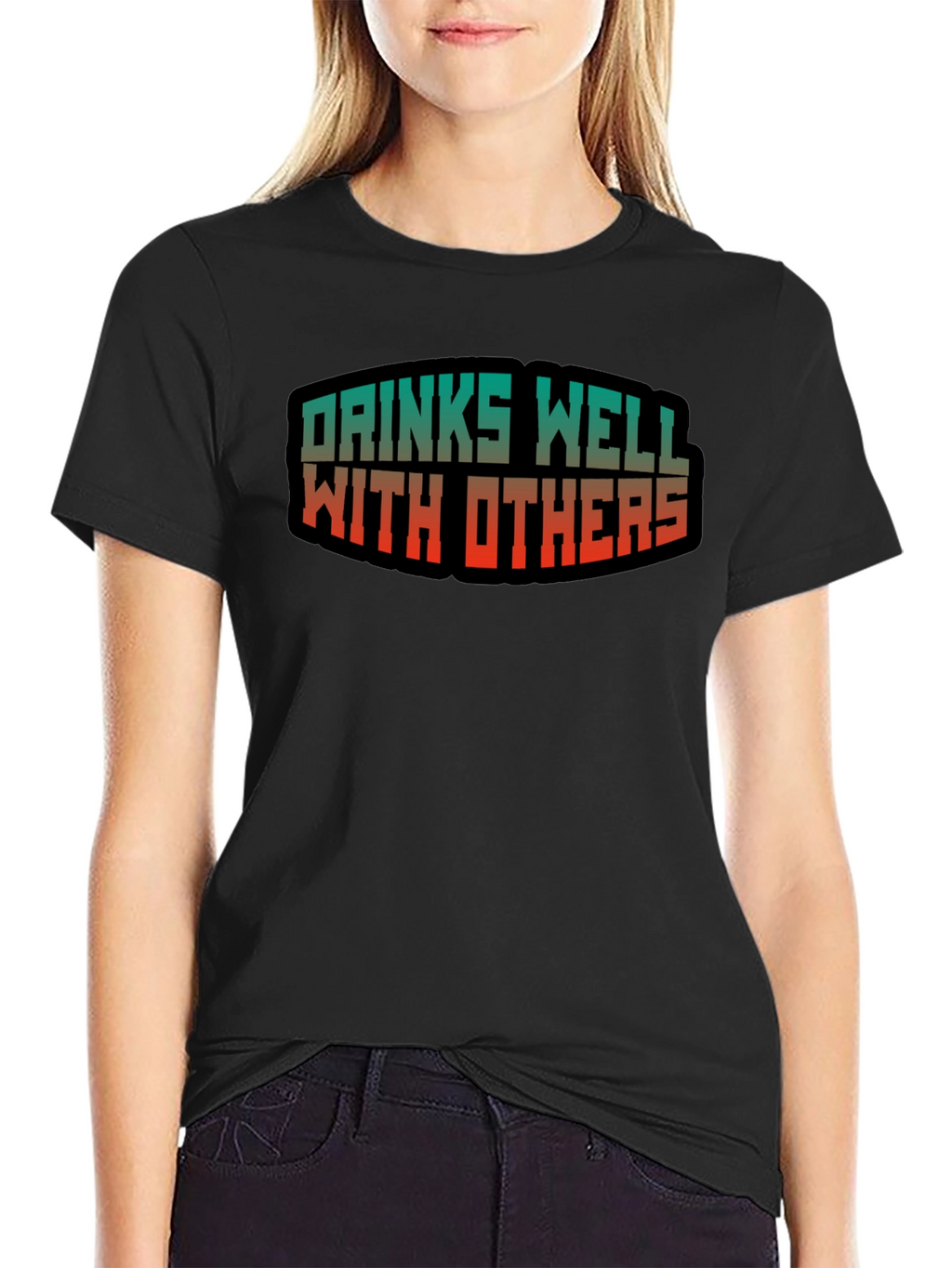 Drinks Well With Others Graphic Tee