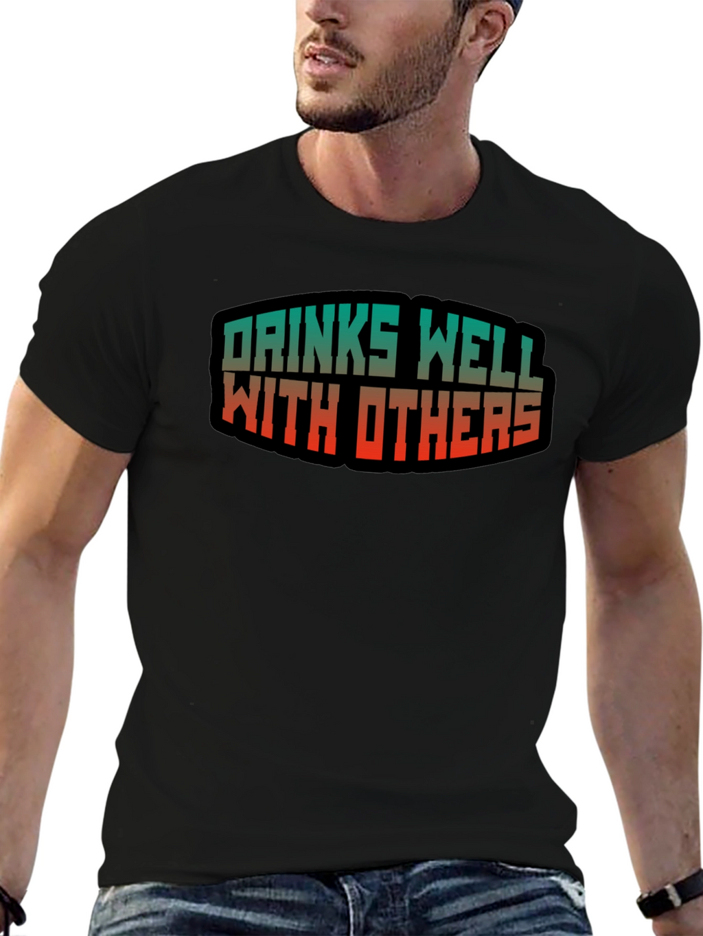 Drinks Well With Others Graphic Tee