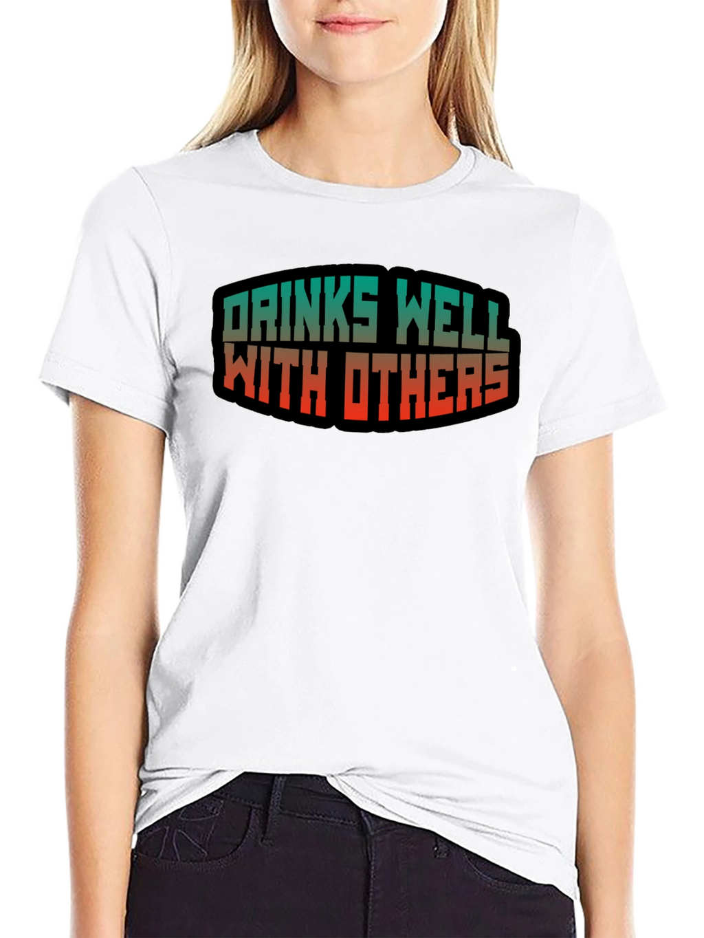 Drinks Well With Others Graphic Tee
