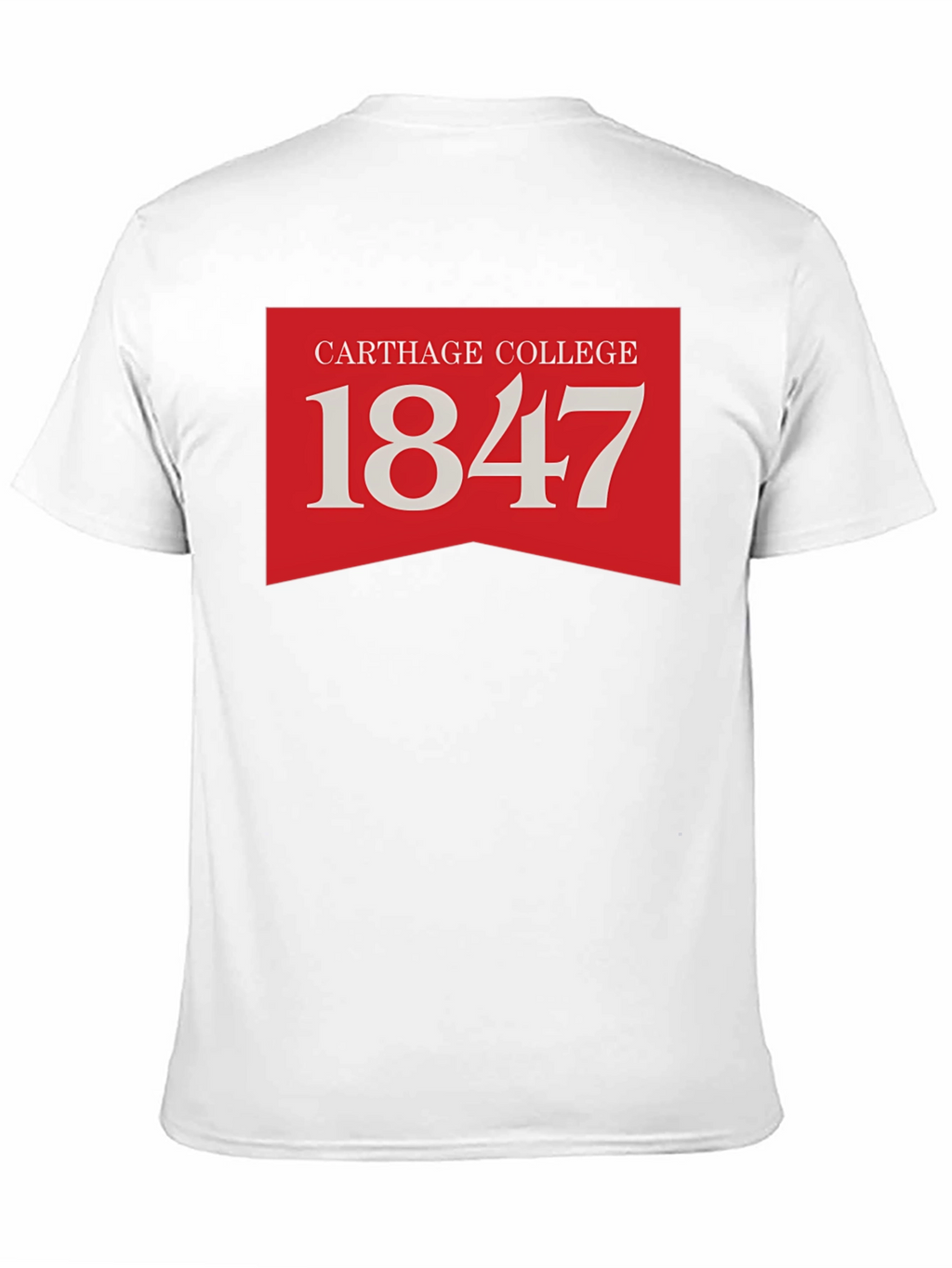 Carthage College 1847 Black T-Shirt