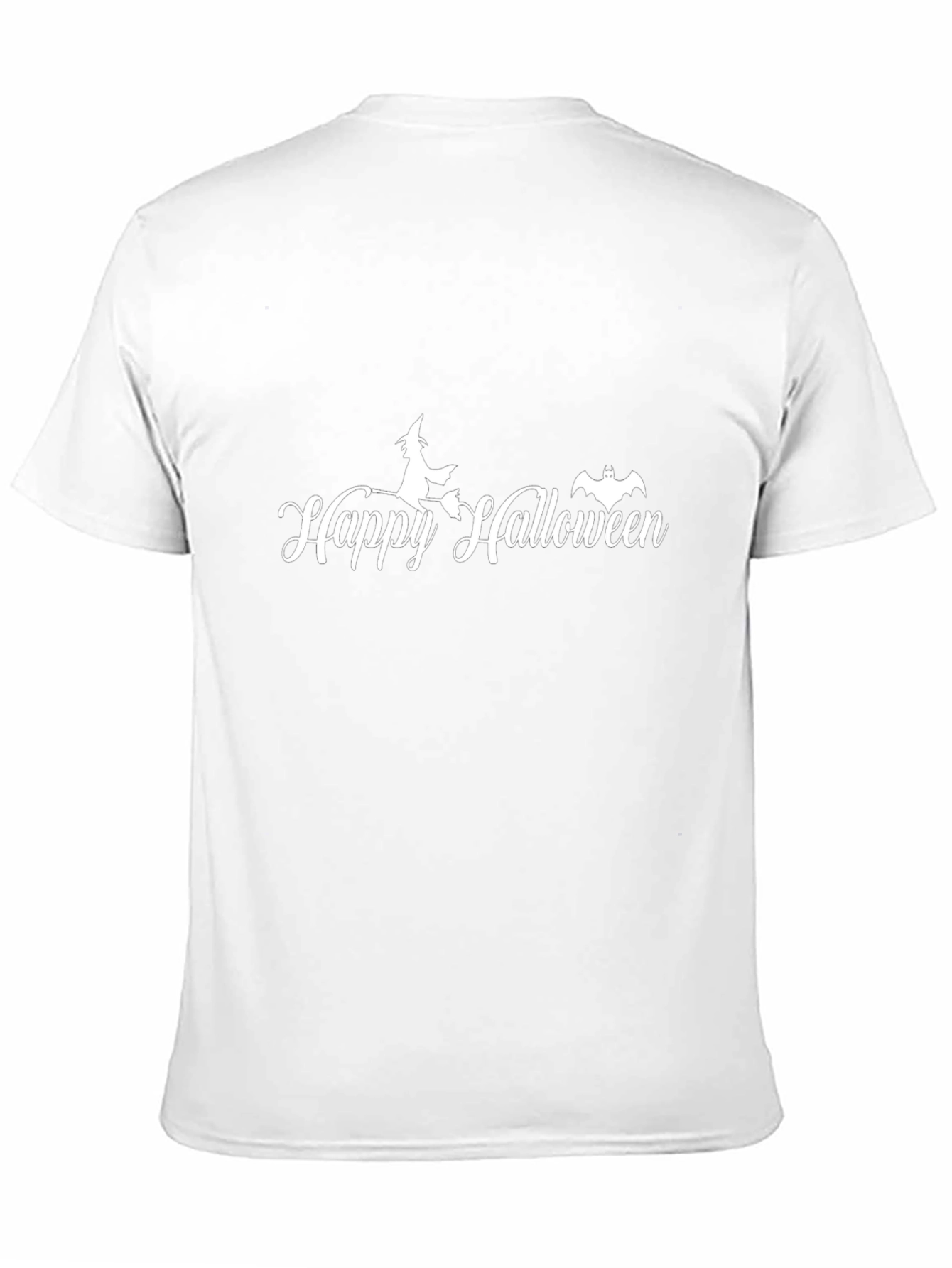 Happy Halloween Graphic Tee - Black Cotton T-Shirt