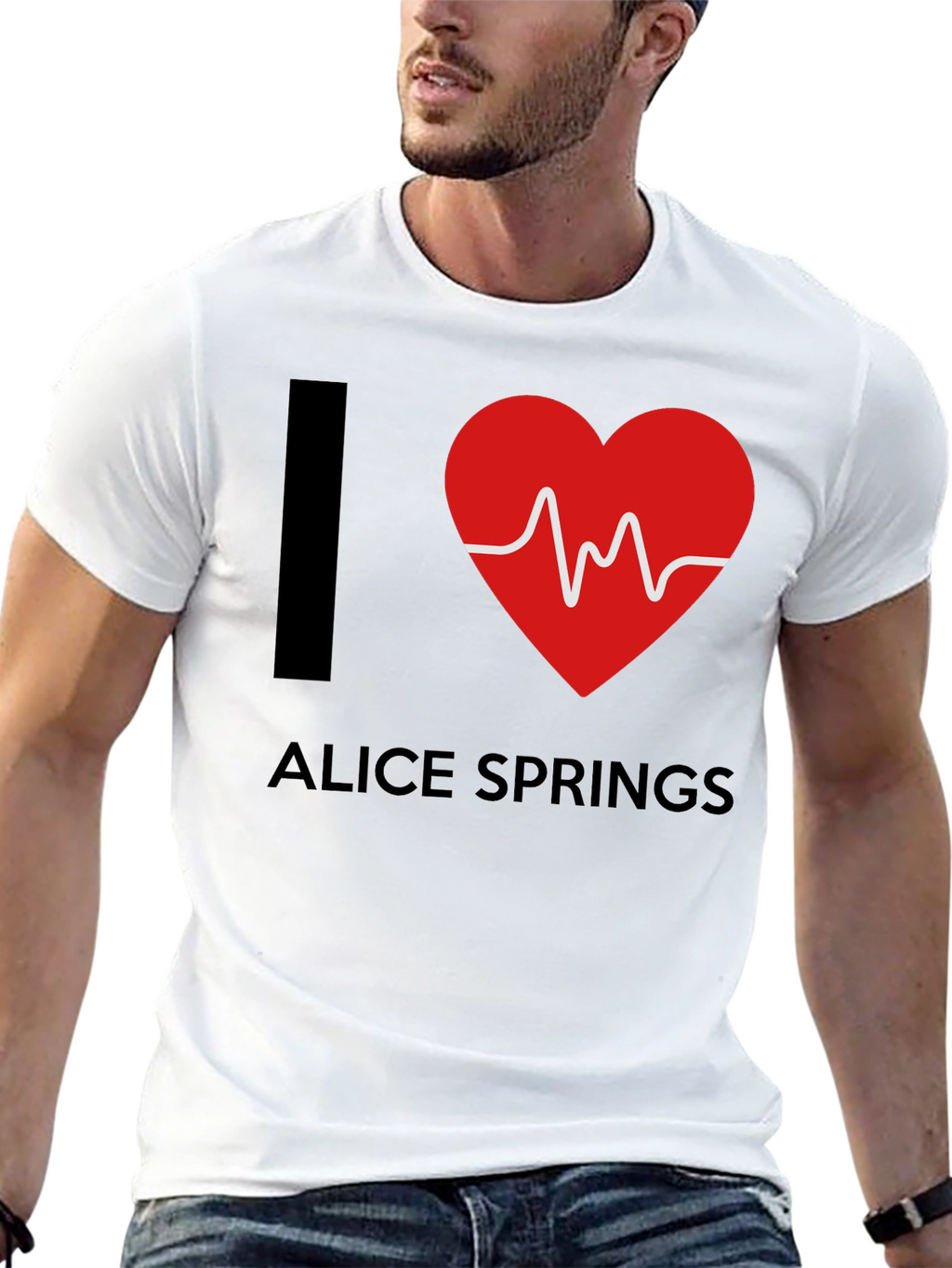 I Heart Alice Springs T-Shirt - Novelty Souvenir Tee