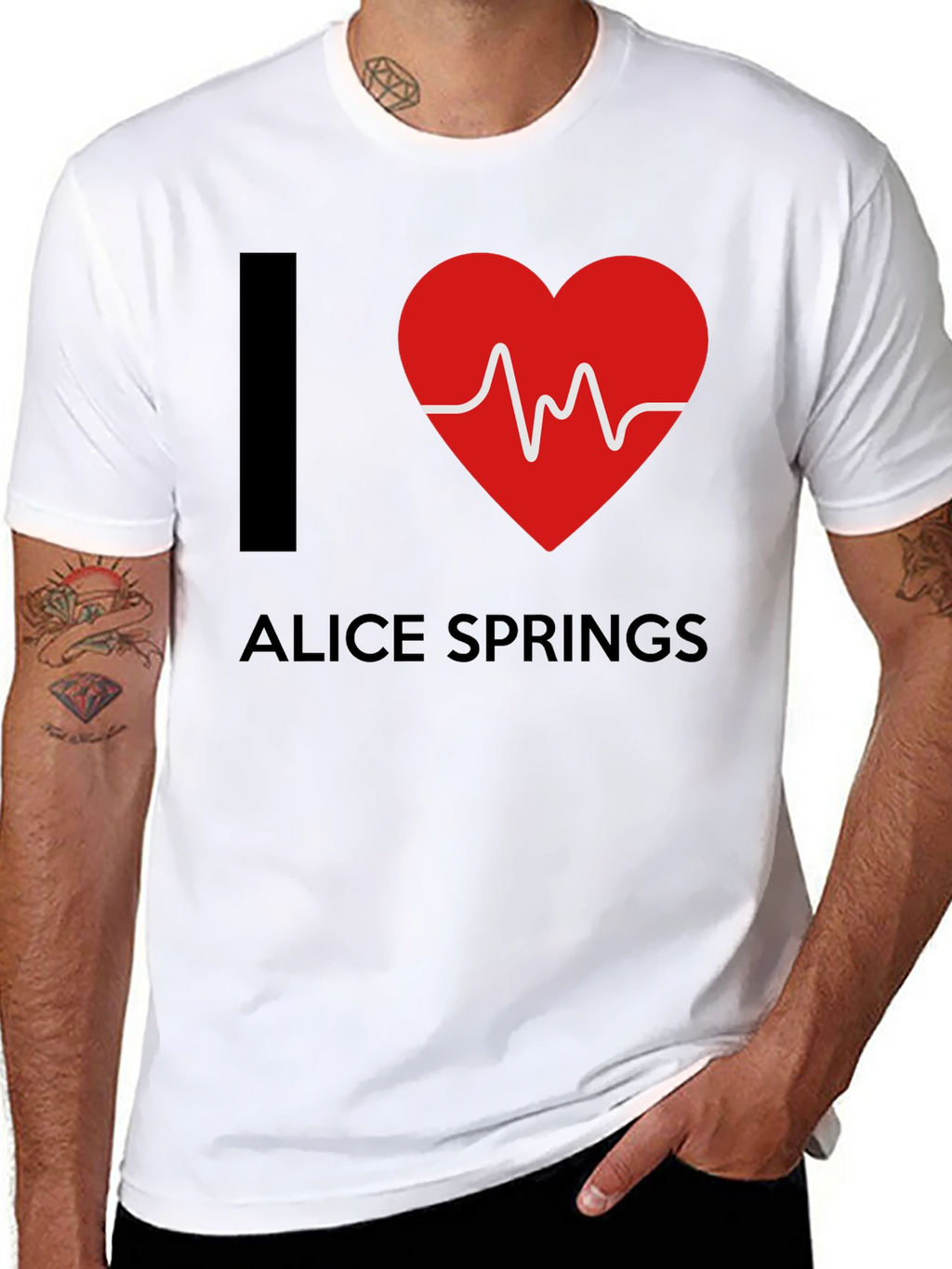 I Heart Alice Springs T-Shirt - Novelty Souvenir Tee