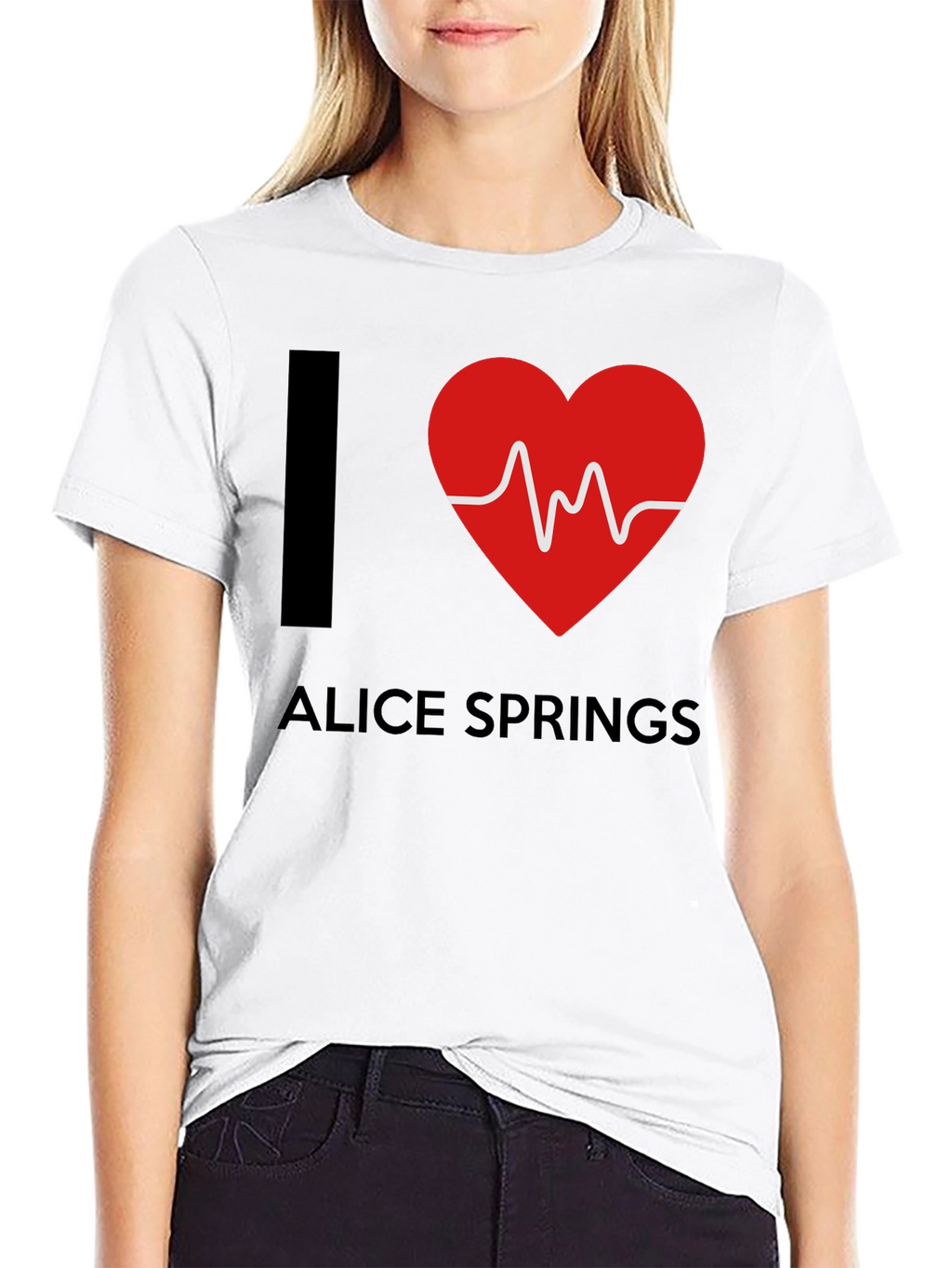 I Heart Alice Springs T-Shirt - Novelty Souvenir Tee
