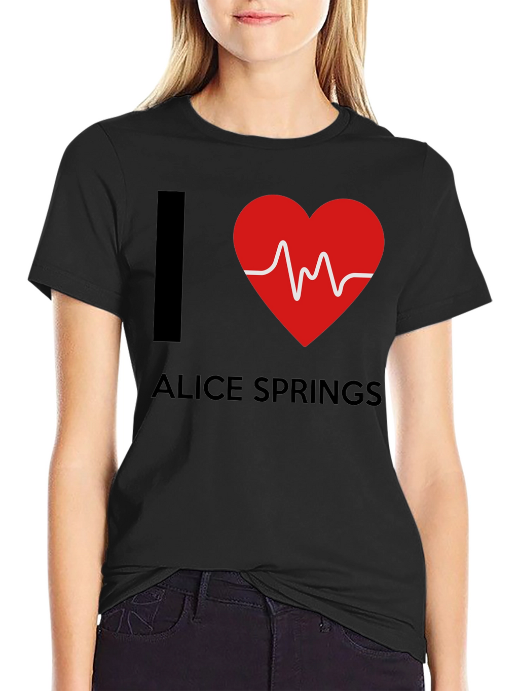 I Heart Alice Springs T-Shirt - Novelty Souvenir Tee