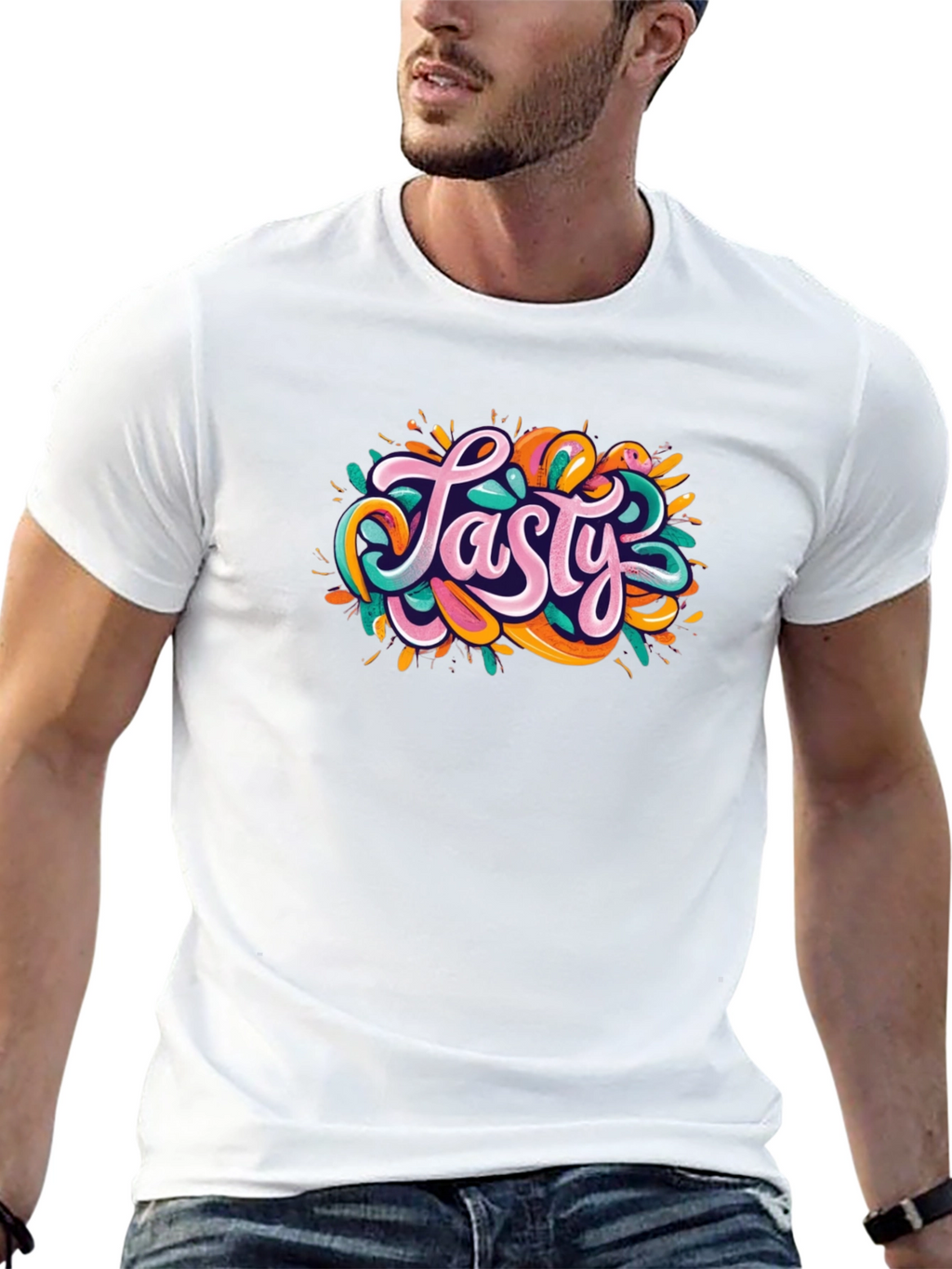 Tasty Graphic Tee - Cool Streetwear Style