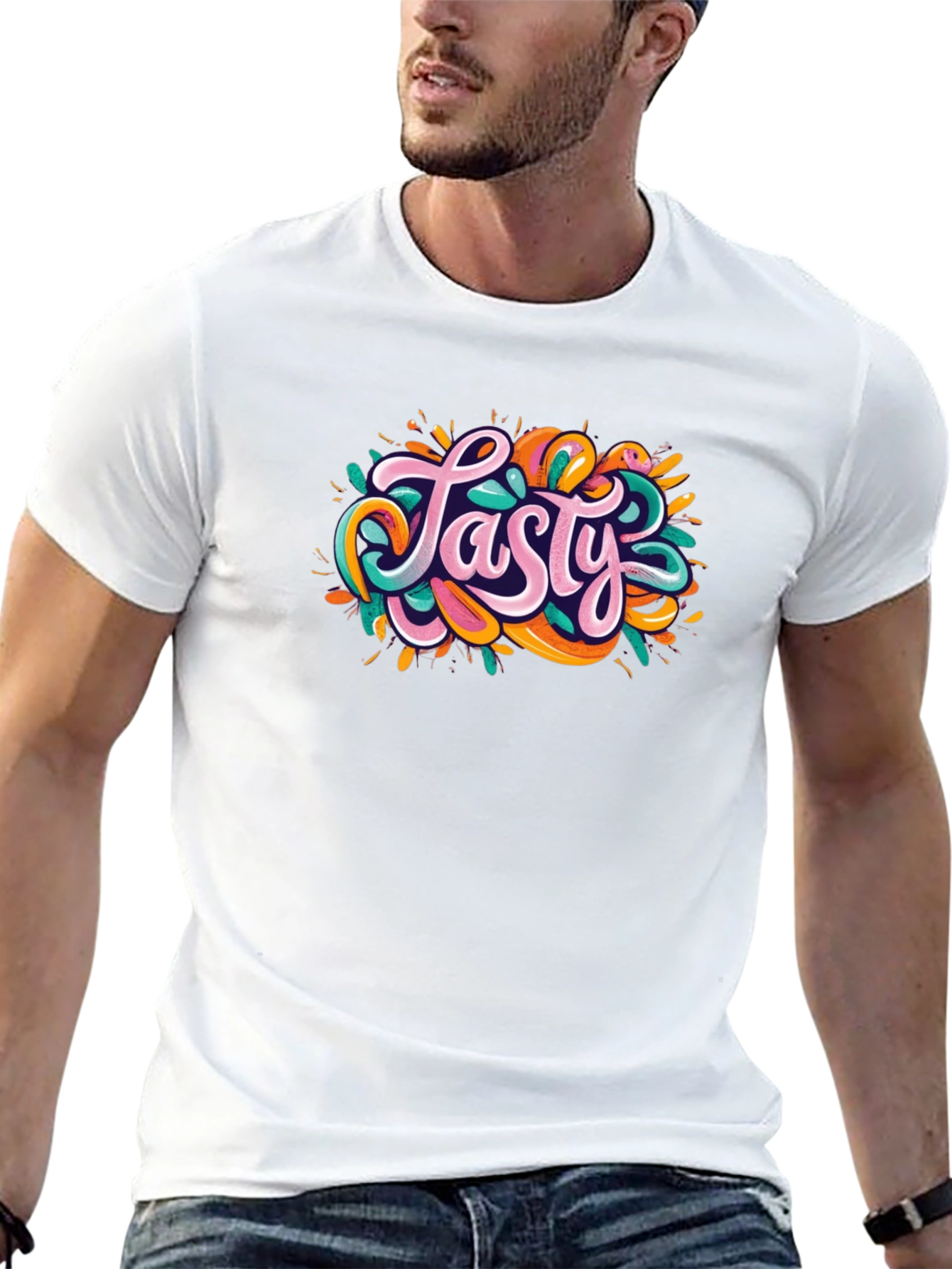 Tasty Graphic Tee - Cool Streetwear Style